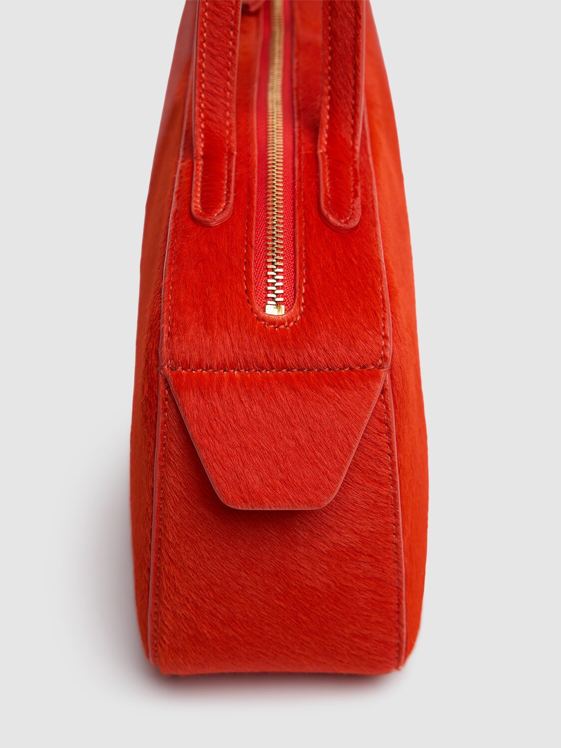 ショルダーバッグ・ポシェット KHAITE ORANGE CALF HAIR SIMONA SHOULDER BAG Simona Shoulder Bag in Persimmon Haircalf – KHAITE