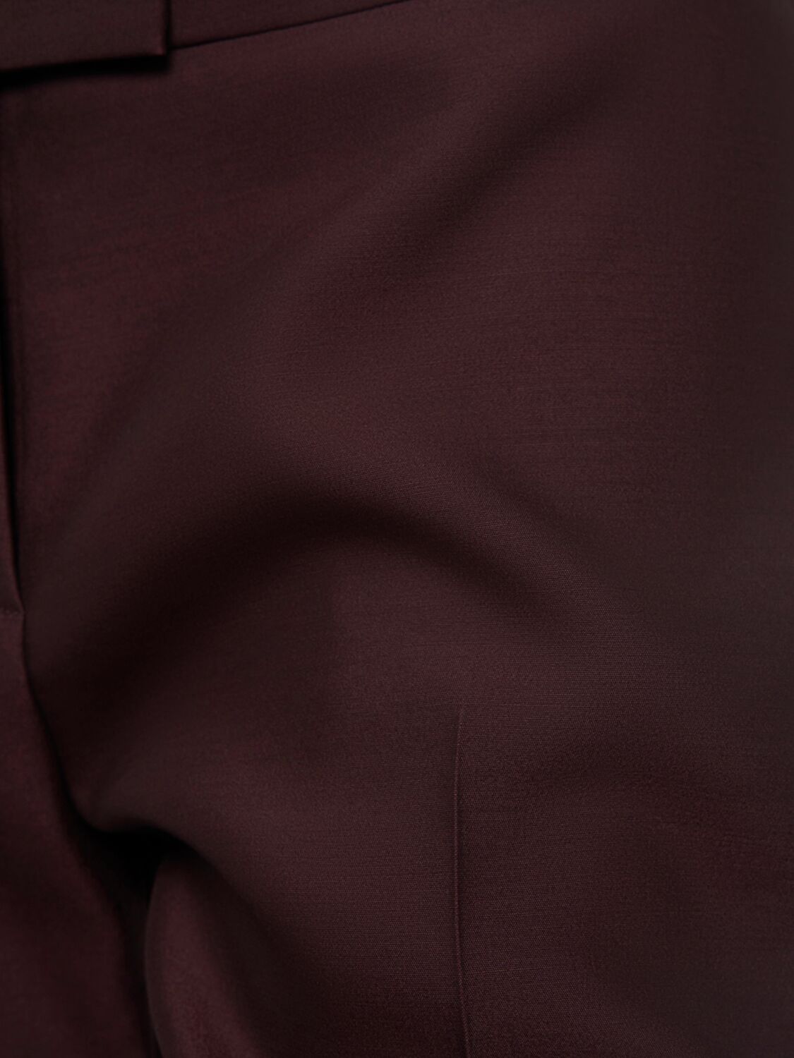 Khaite Callen Wool & Silk Straight Pants