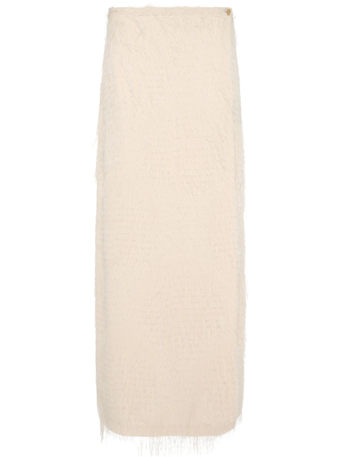 Khaite Quinn Fluid Viscose Blend Long Skirt