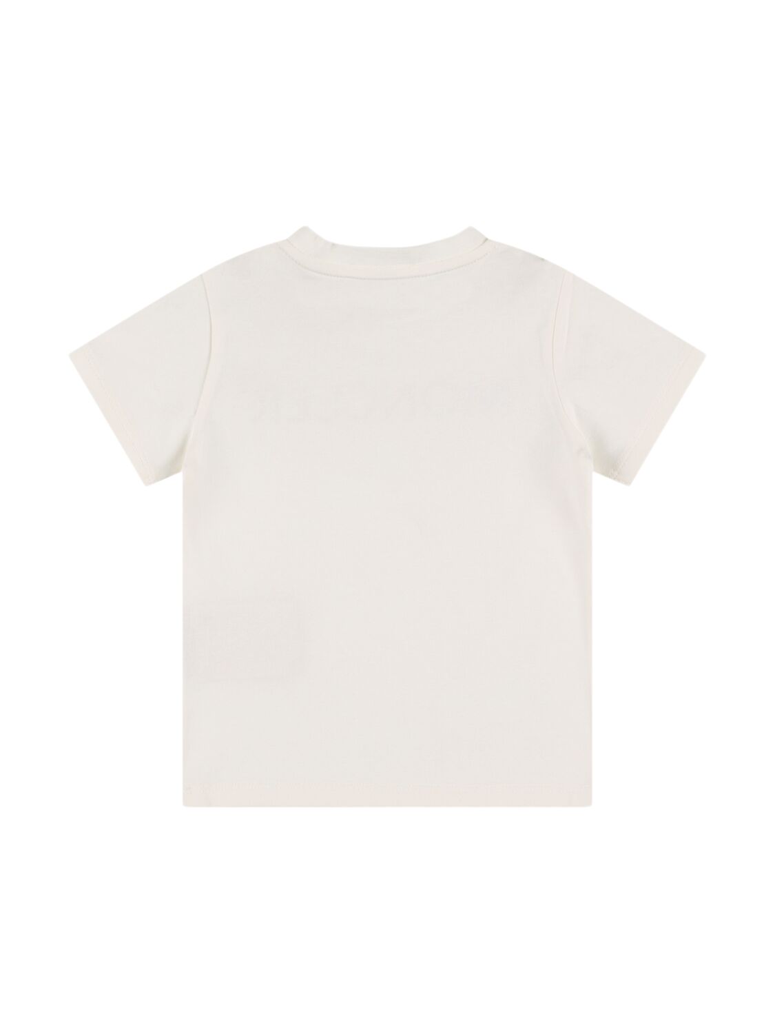 Moncler Cotton Jersey Logo T-shirt In White