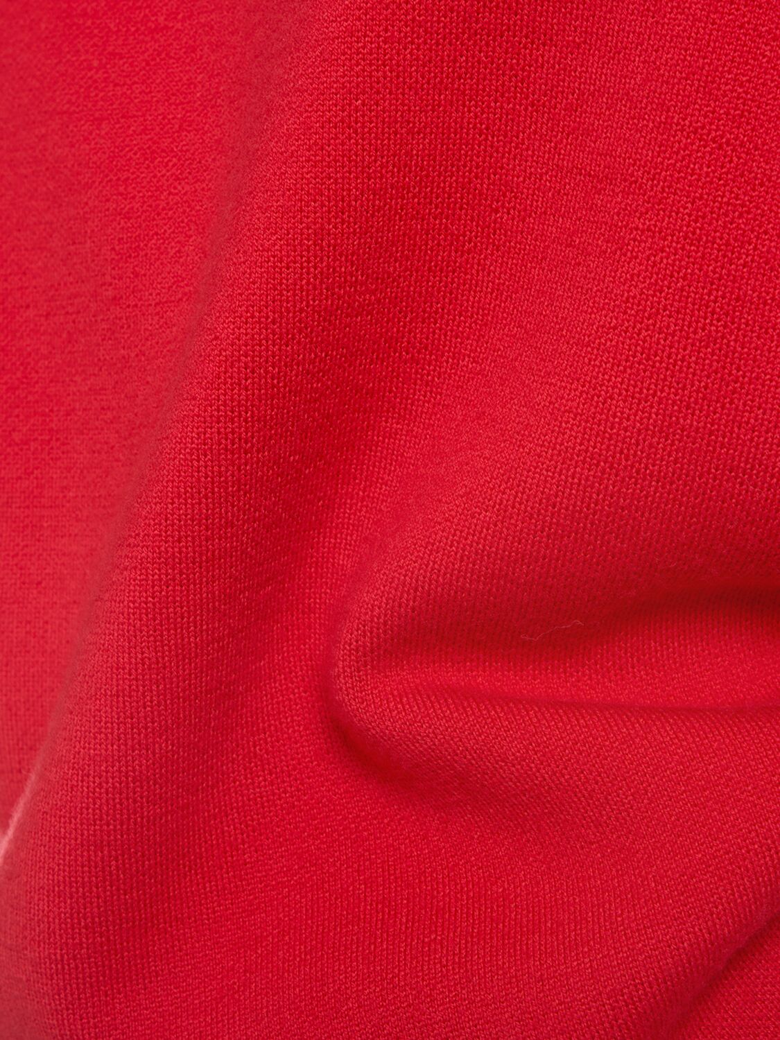 Khaite Warren Short Sleeve Compact Wool Top