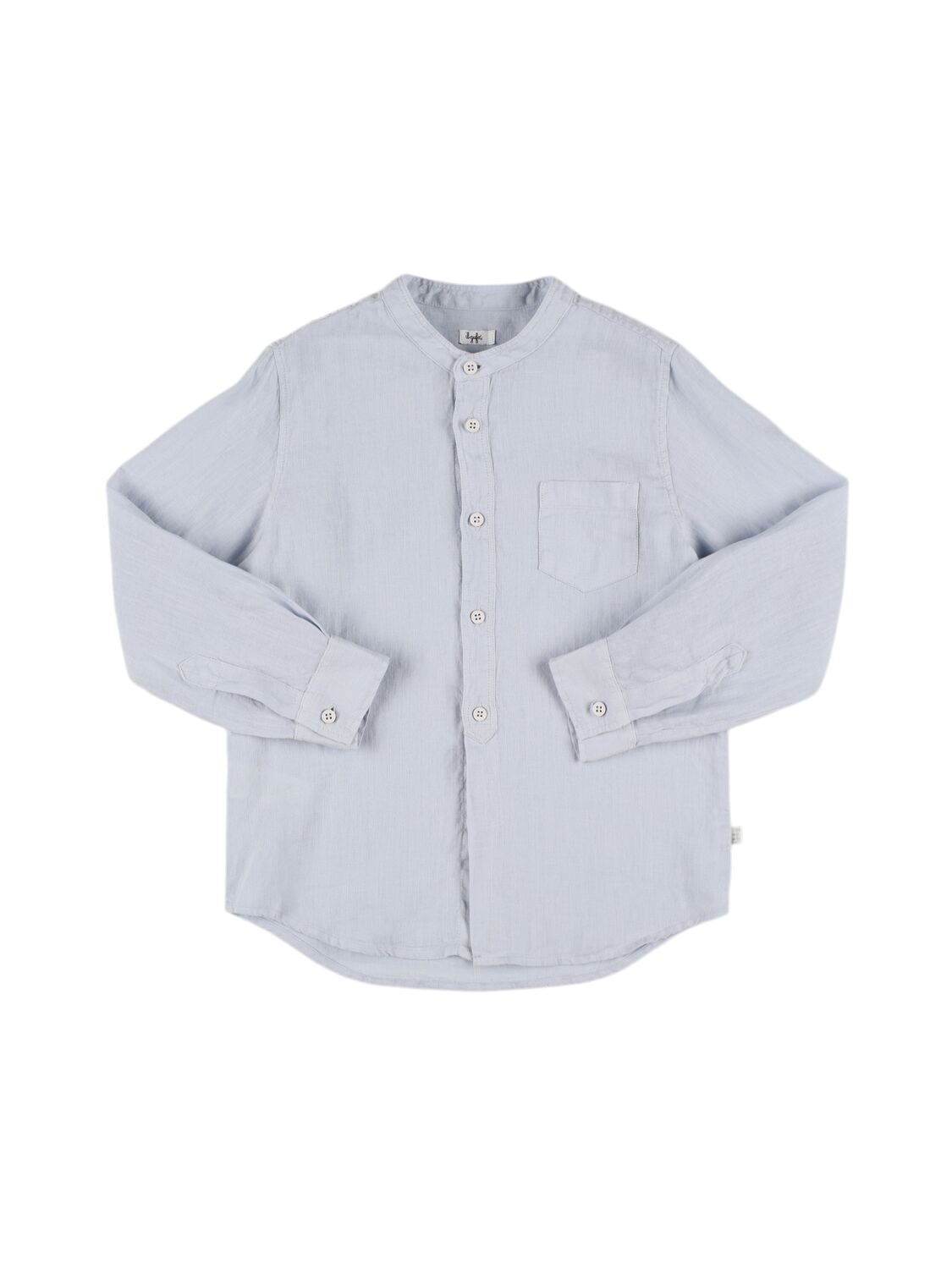 Il Gufo Linen Shirt In Blue