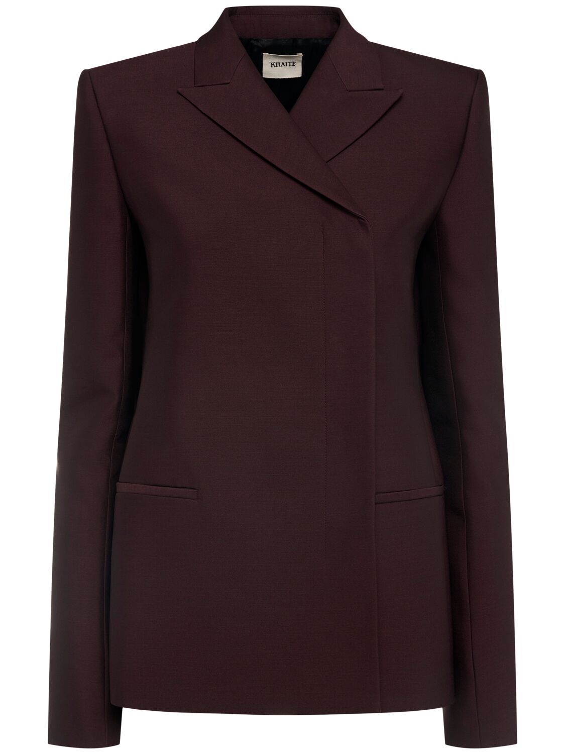 Khaite Silvannah Wool & Silk Blazer