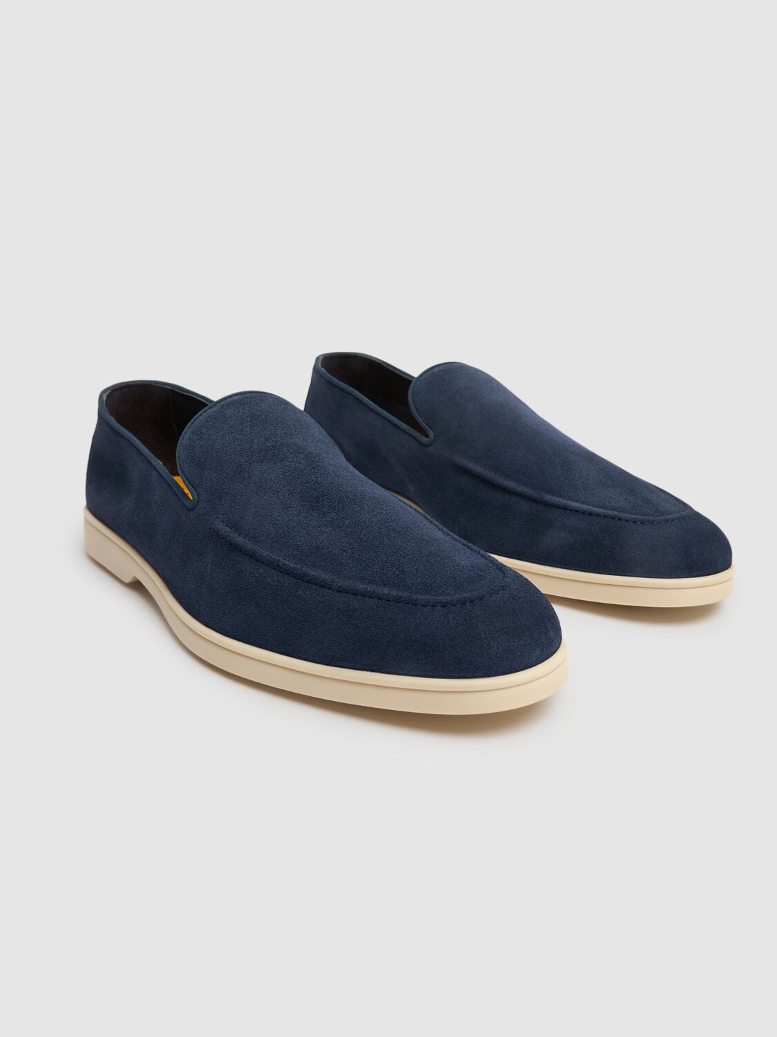 Doucal's Tassel Suede Loafers In Blue