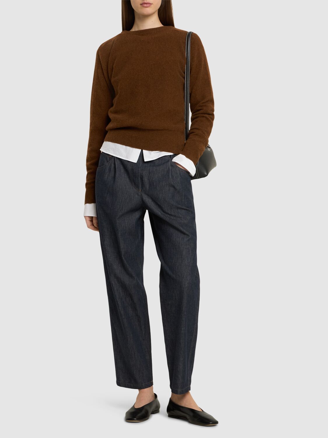 Brunello Cucinelli No-fade Mid Rise Straight Pants In Blue