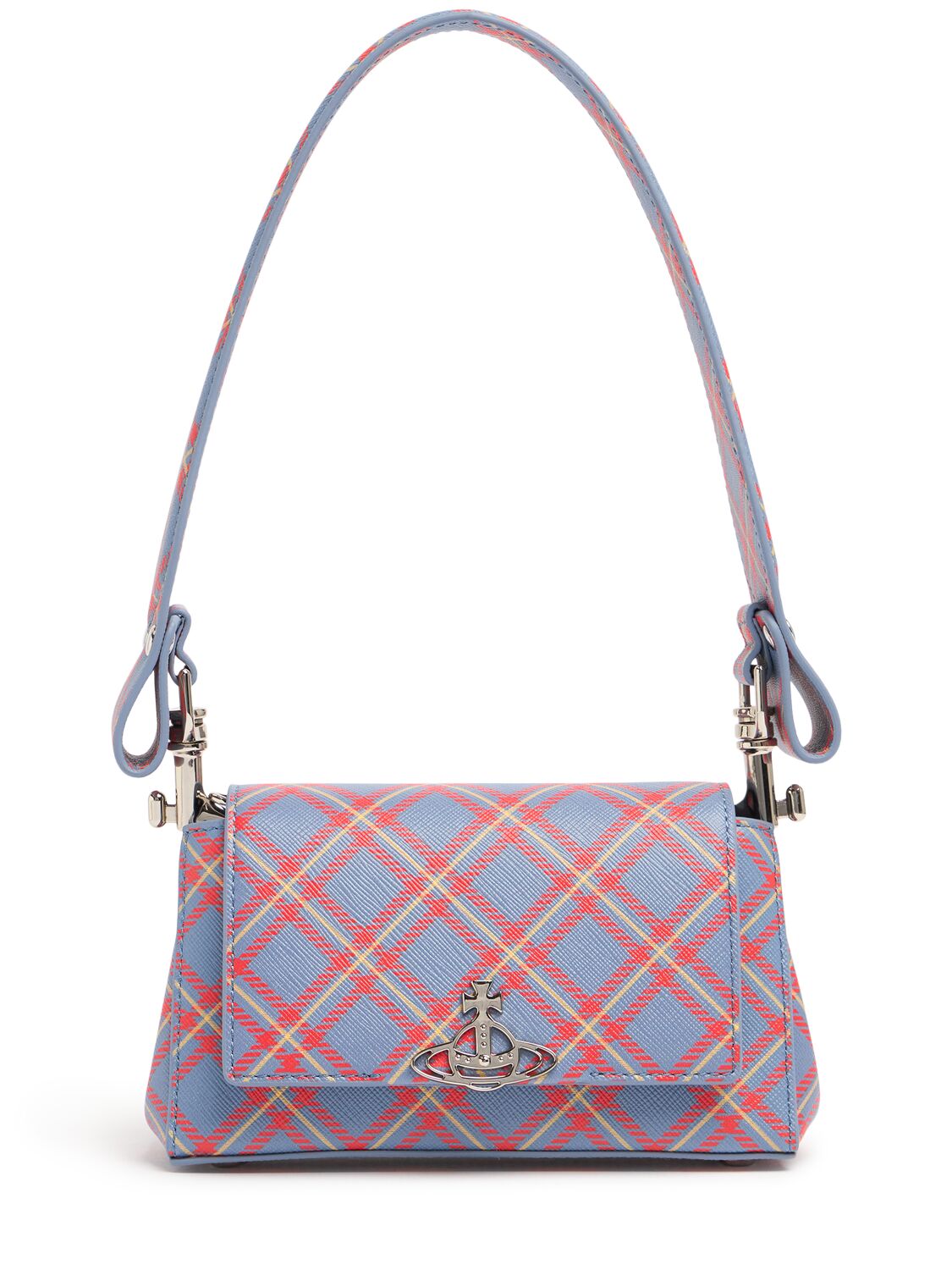 Image of Small Hazel Printed Saffiano Bag