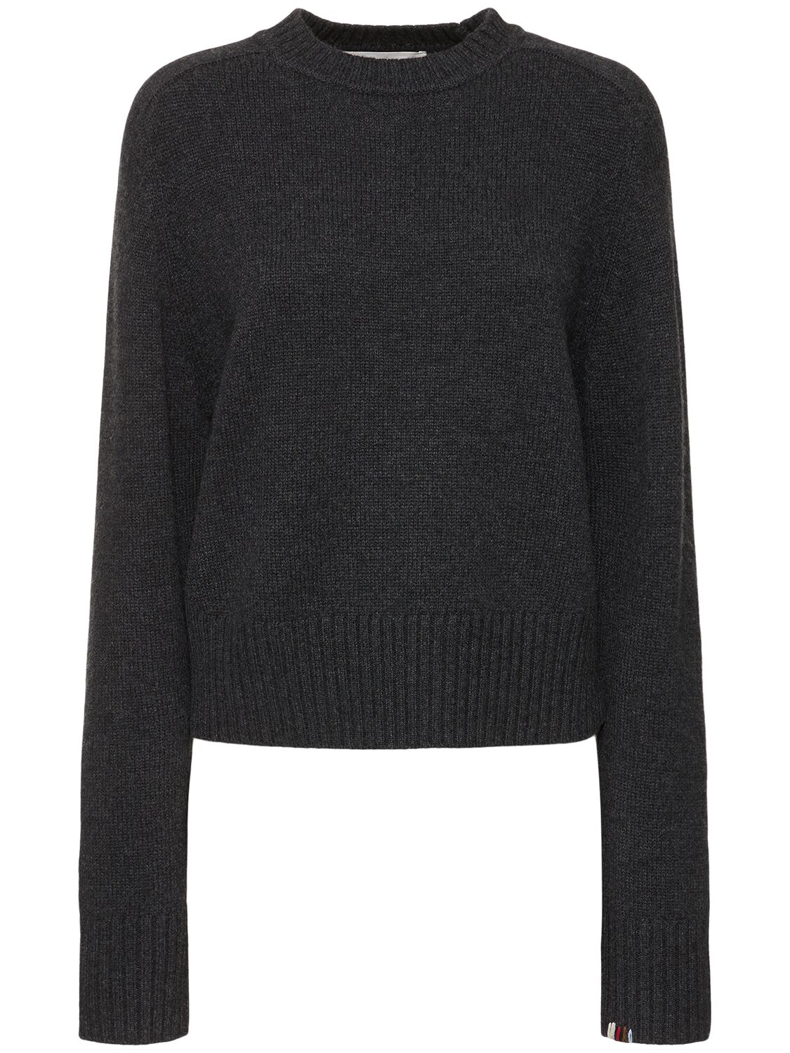 Please Cropped Crewneck Sweater