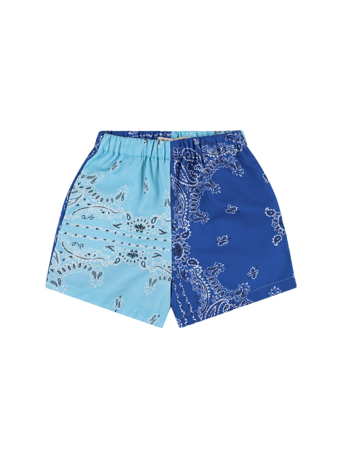 THE NEW SOCIETY Printed Cotton Poplin Shorts