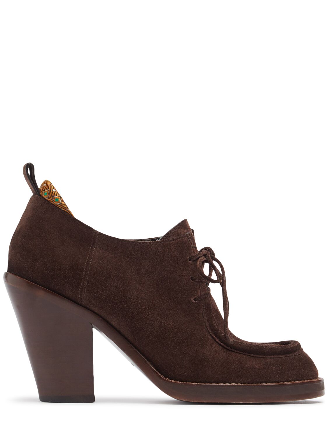 Etro Suede Desert Boots In Brown