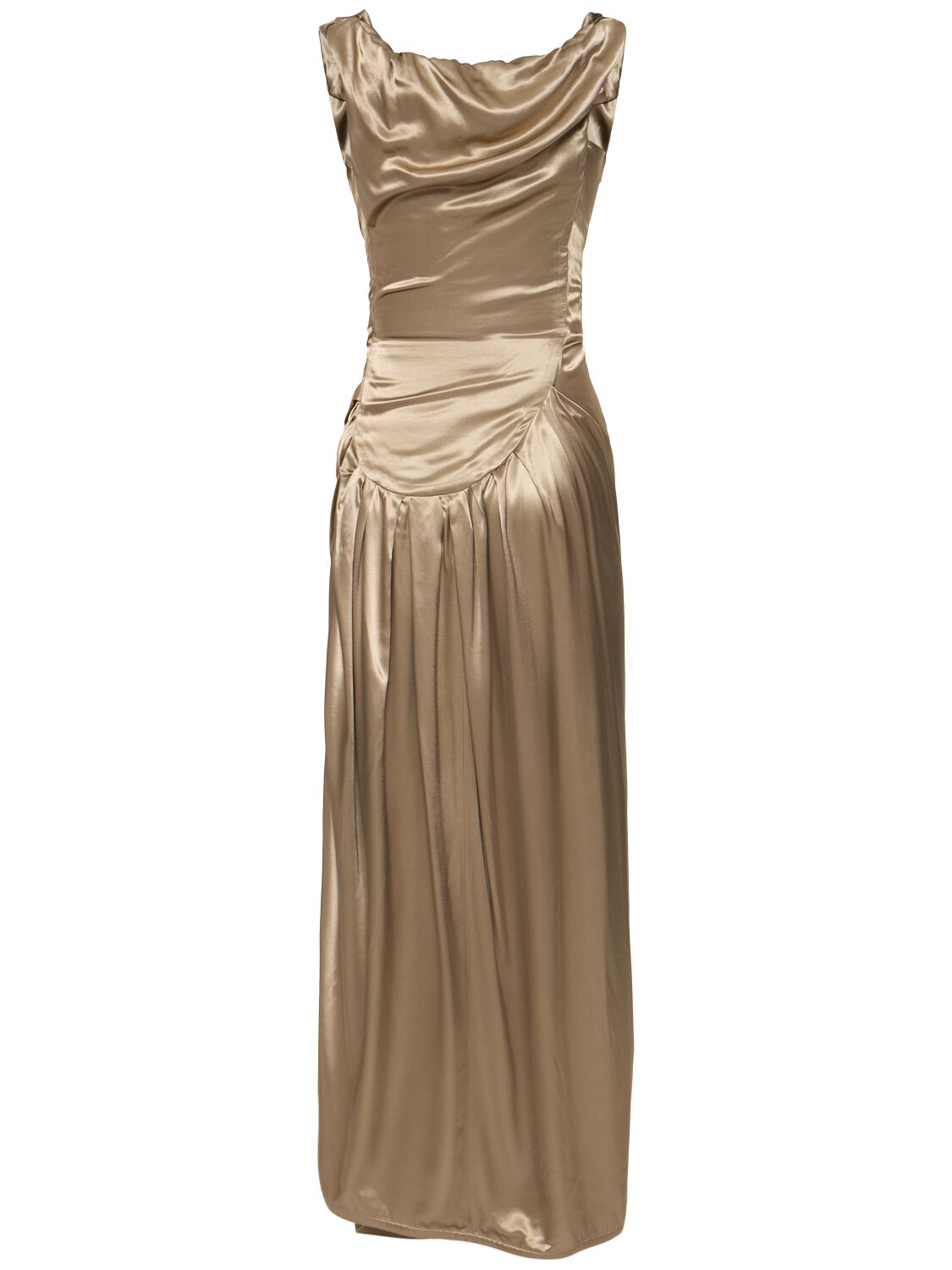 Vivienne Westwood Liz Jersey Dress Disco Jersey Gold Xs Women In Gold
