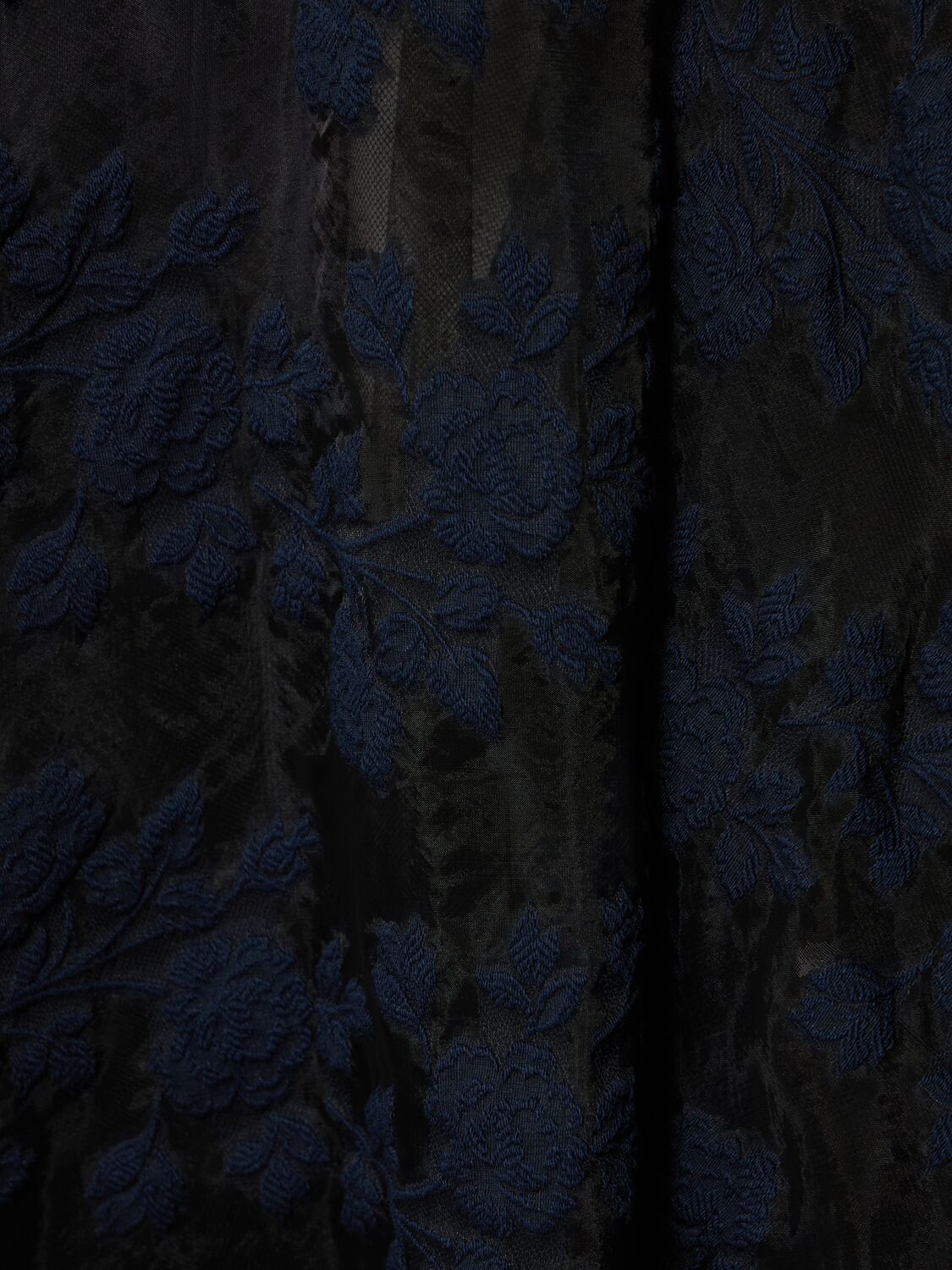 Vivienne Westwood Chichi Cotton-blend Maxi Dress In Black/navy