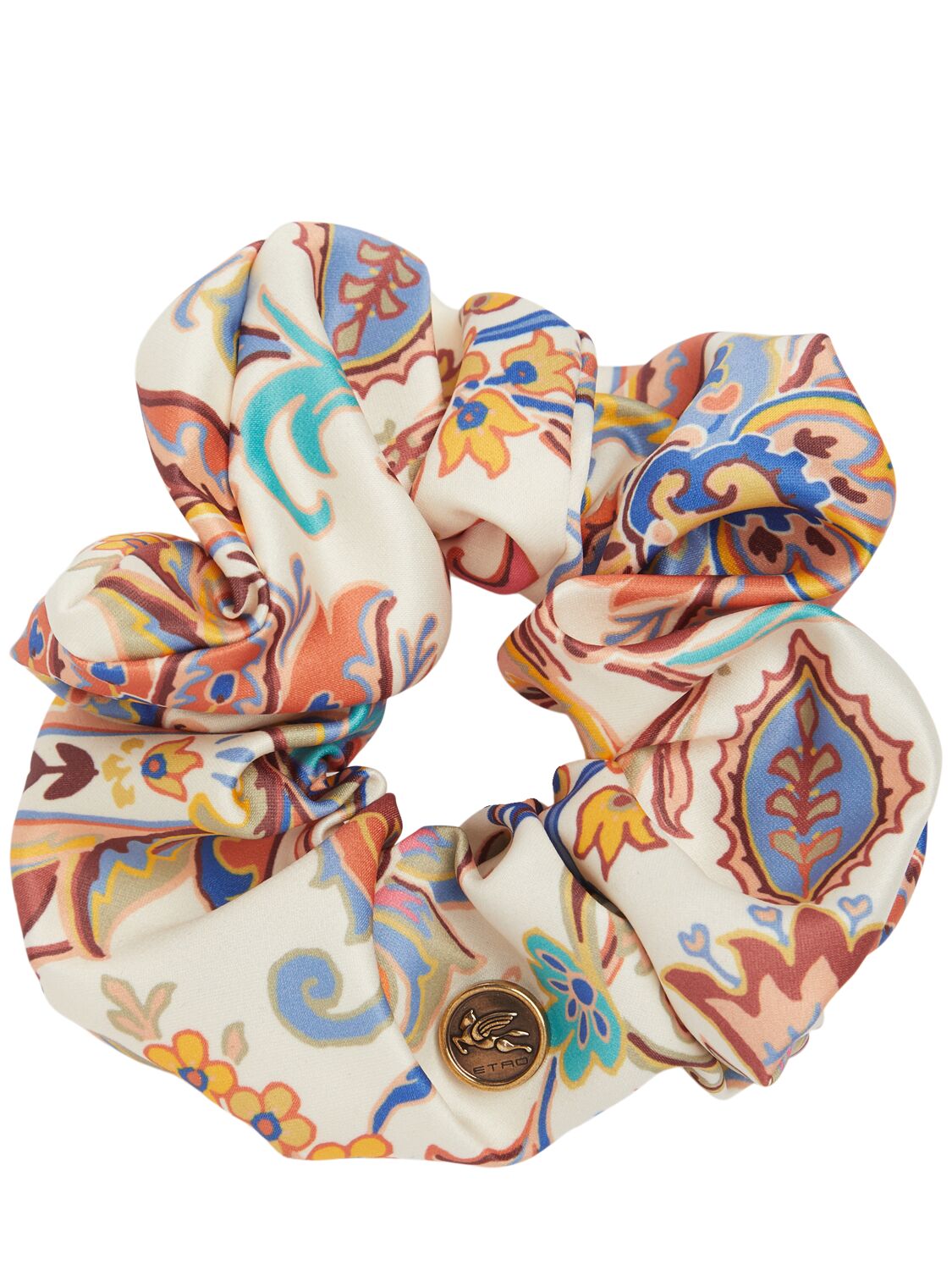 Paisley Printed Scrunchie