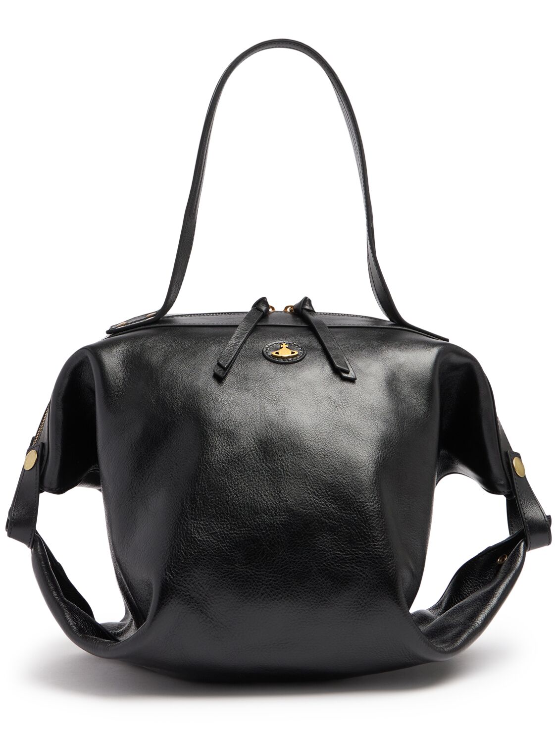 Image of Mara Holdall Leather Tote Bag