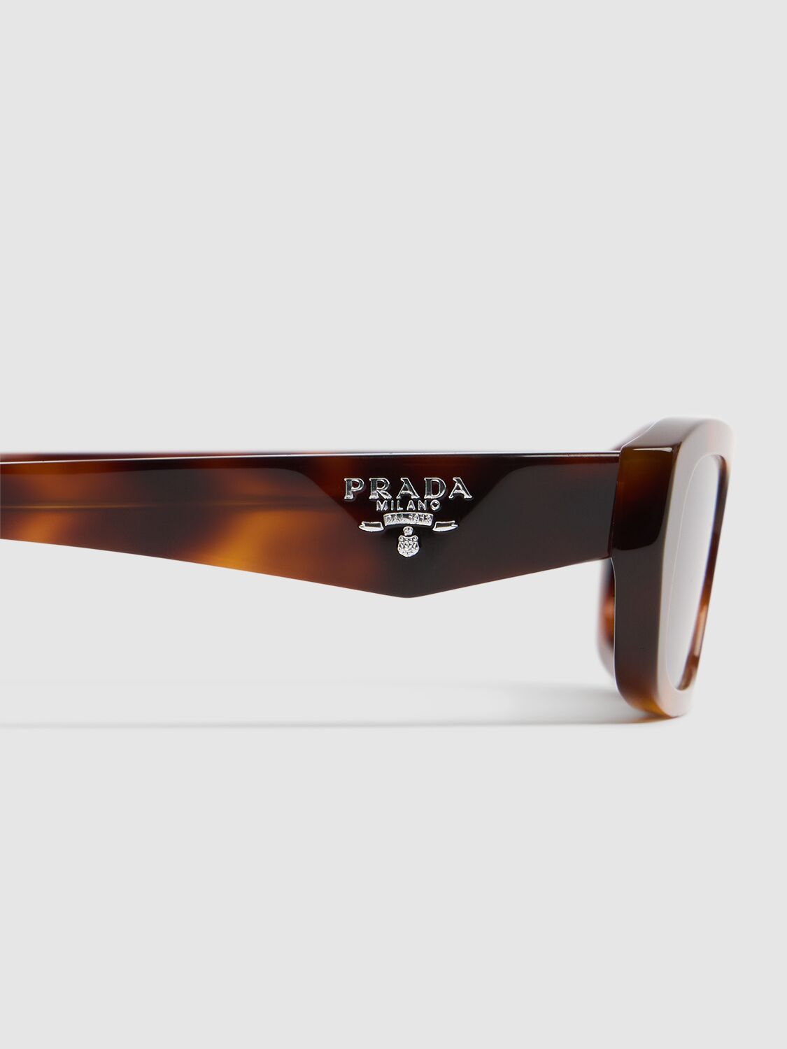 Prada Full Frame Sunglasses In Tortoiseshell/blue