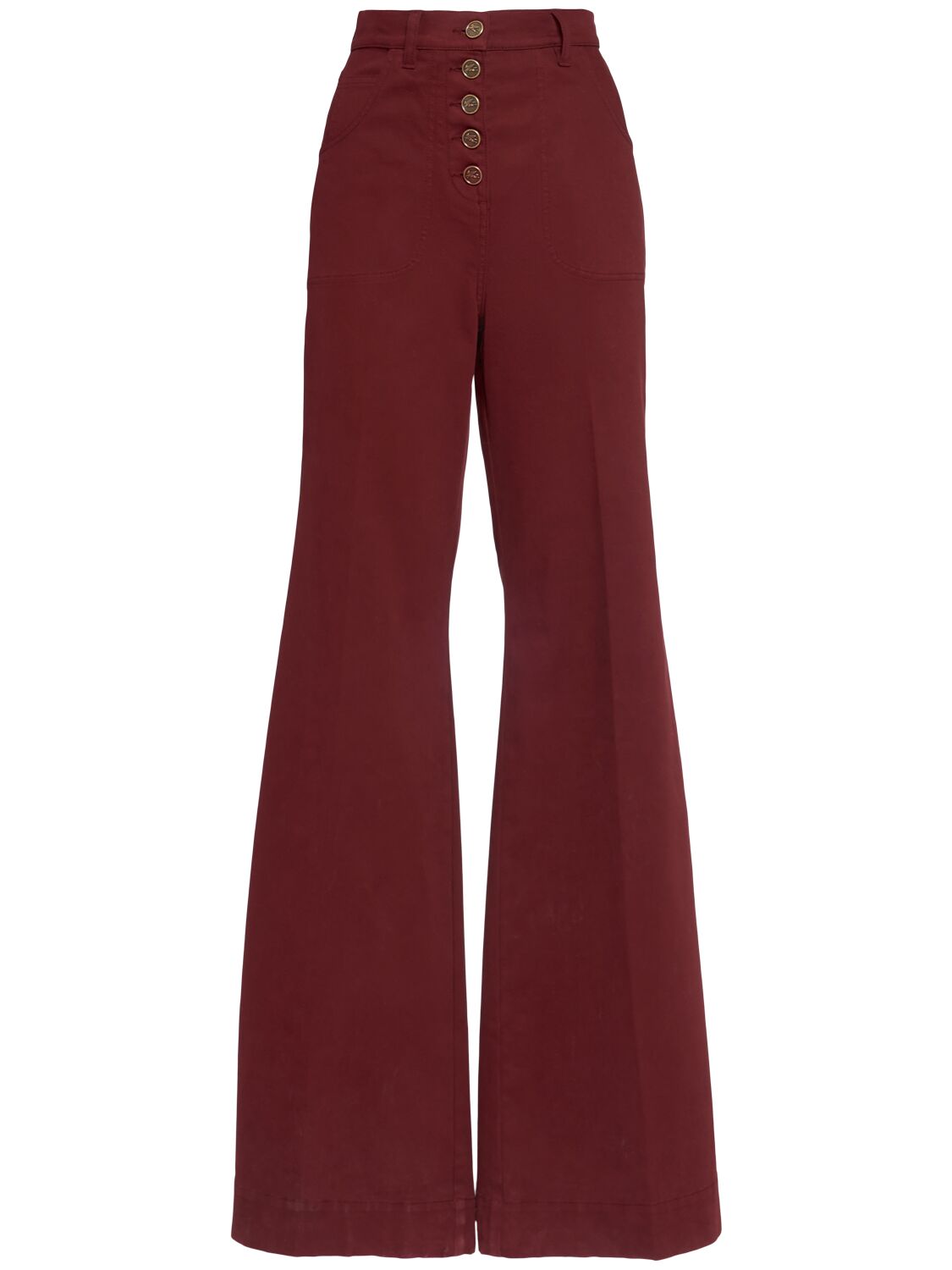 Pantalon Évasé En Coton Stretch Taille Haute - ETRO - Modalova
