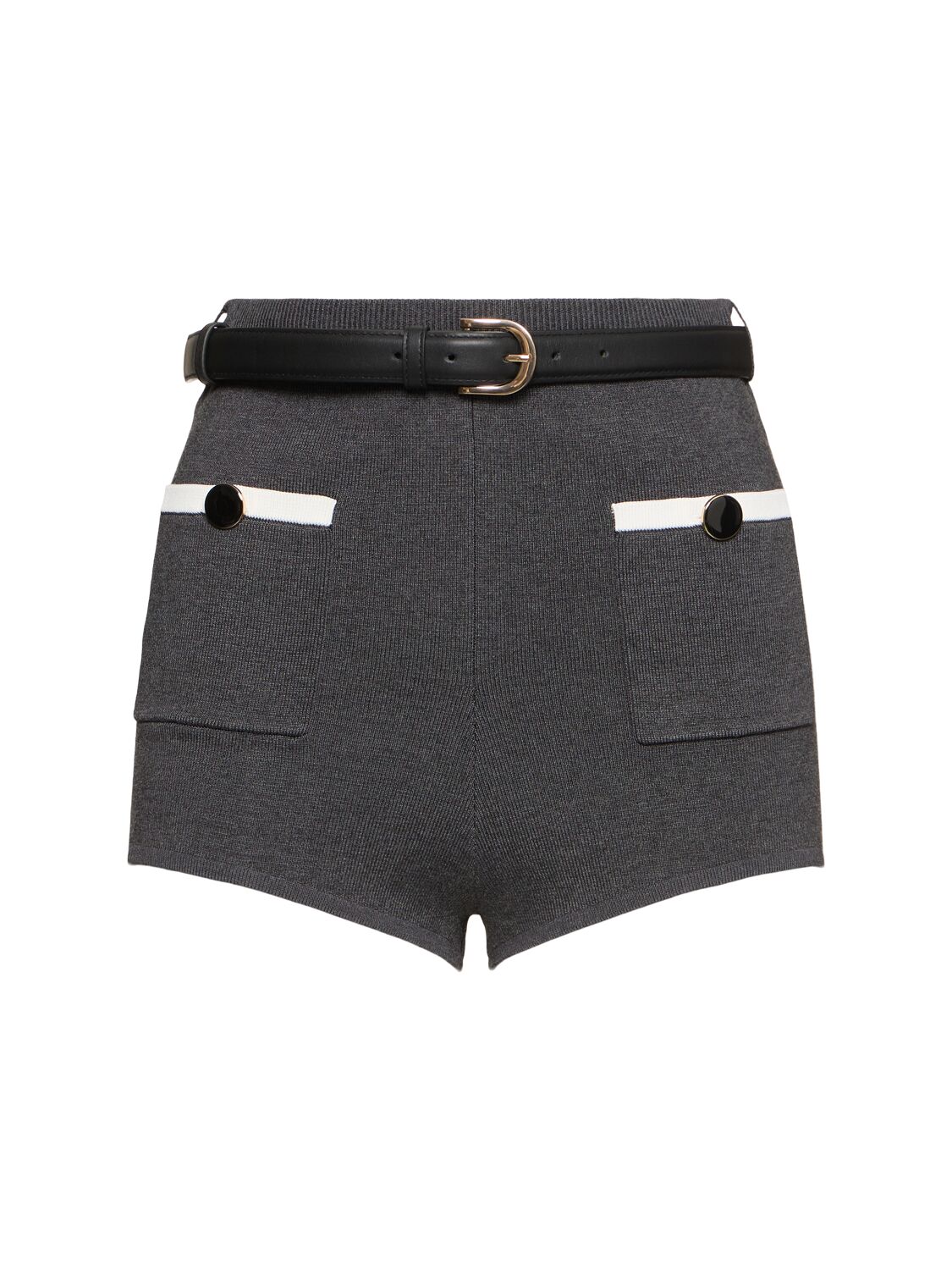 Short En Maille De Viscose - SELF-PORTRAIT - Modalova