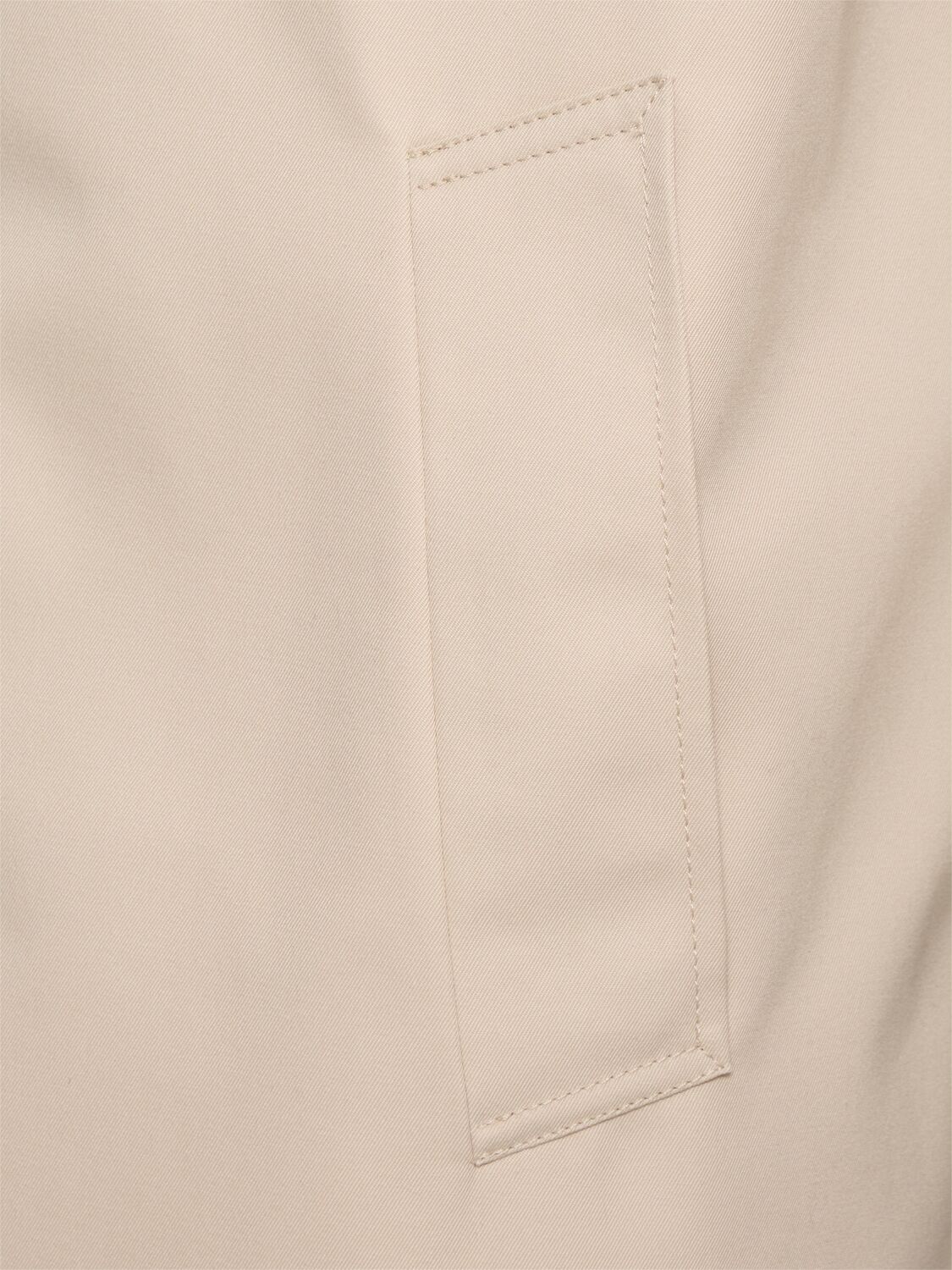 THOM BROWNE TAILORED RAGLAN COAT 