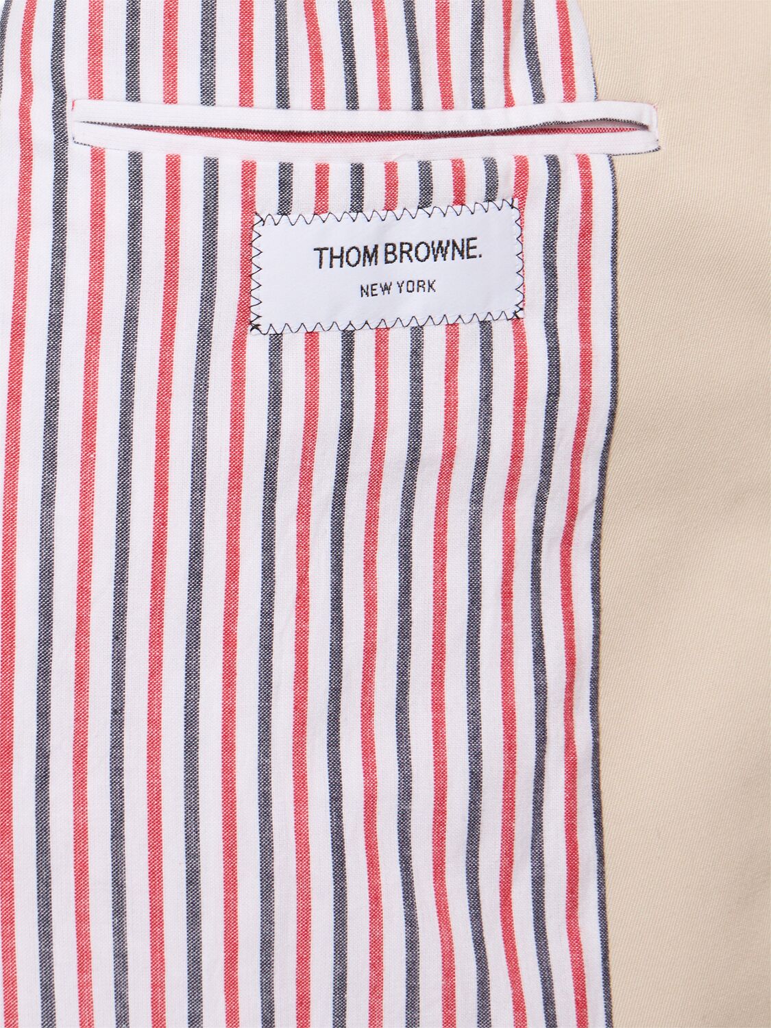 THOM BROWNE TAILORED RAGLAN COAT 