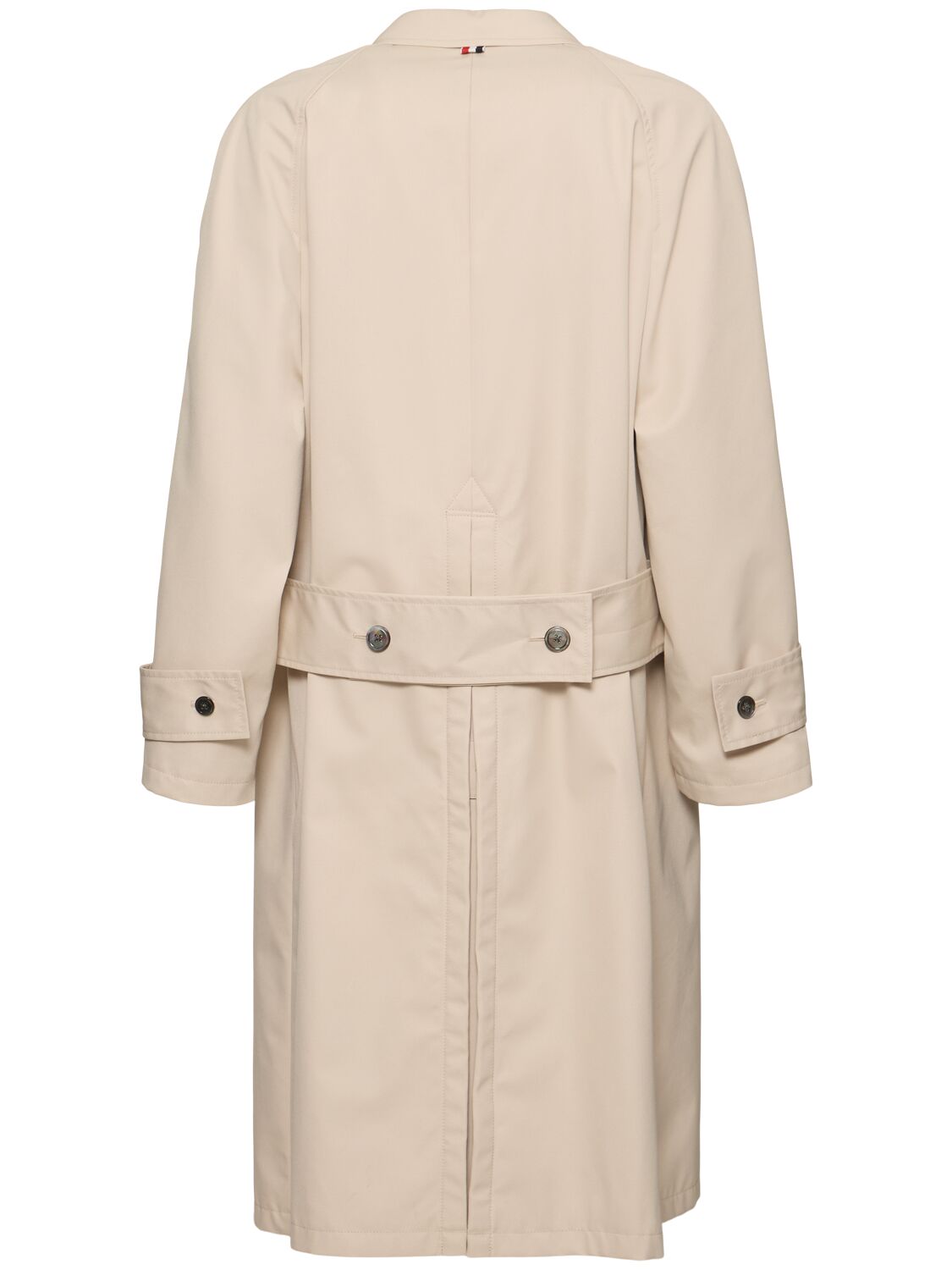 THOM BROWNE TAILORED RAGLAN COAT 