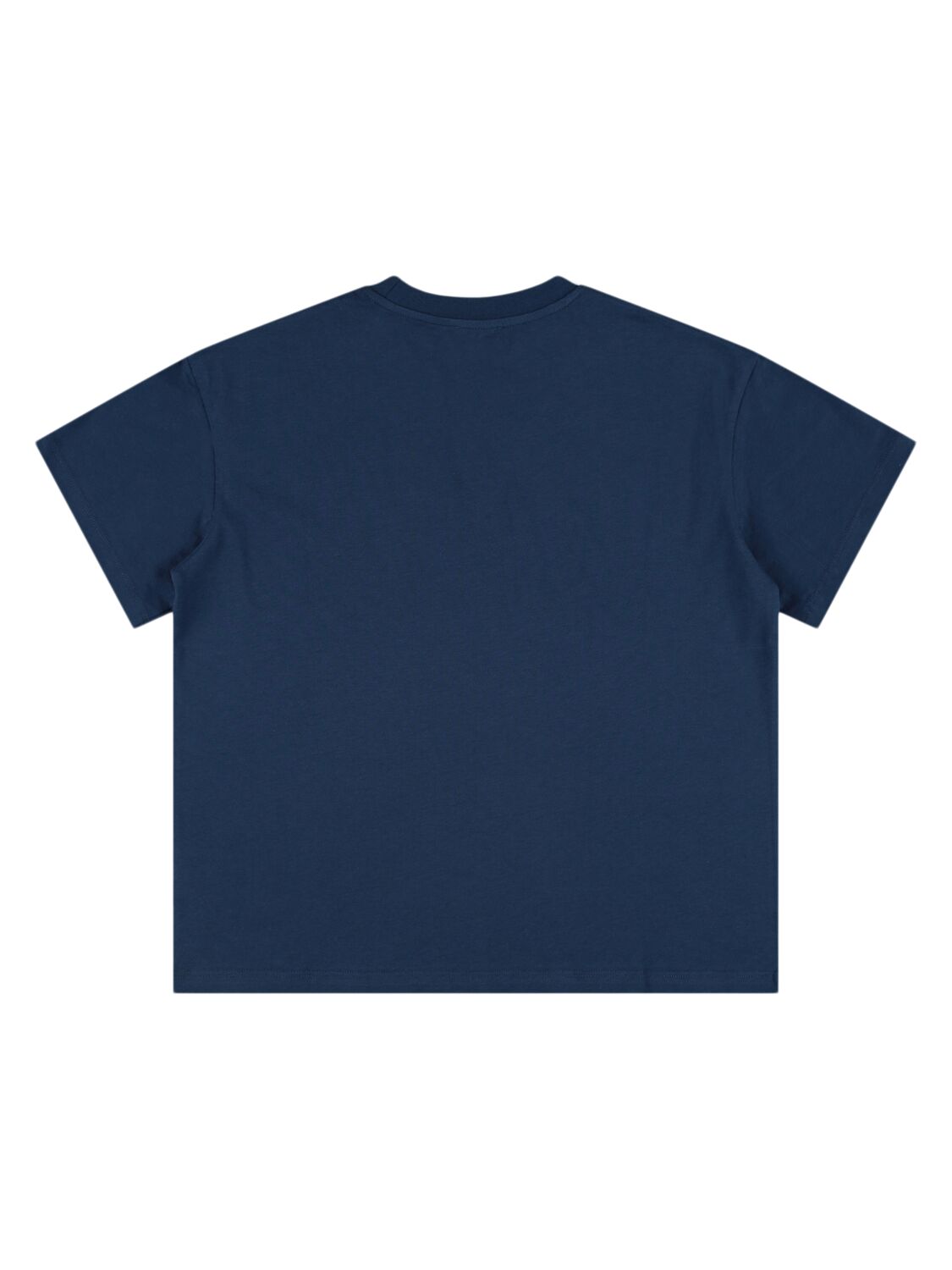 Etro Embroidered Cotton Jersey T-shirt In Blue
