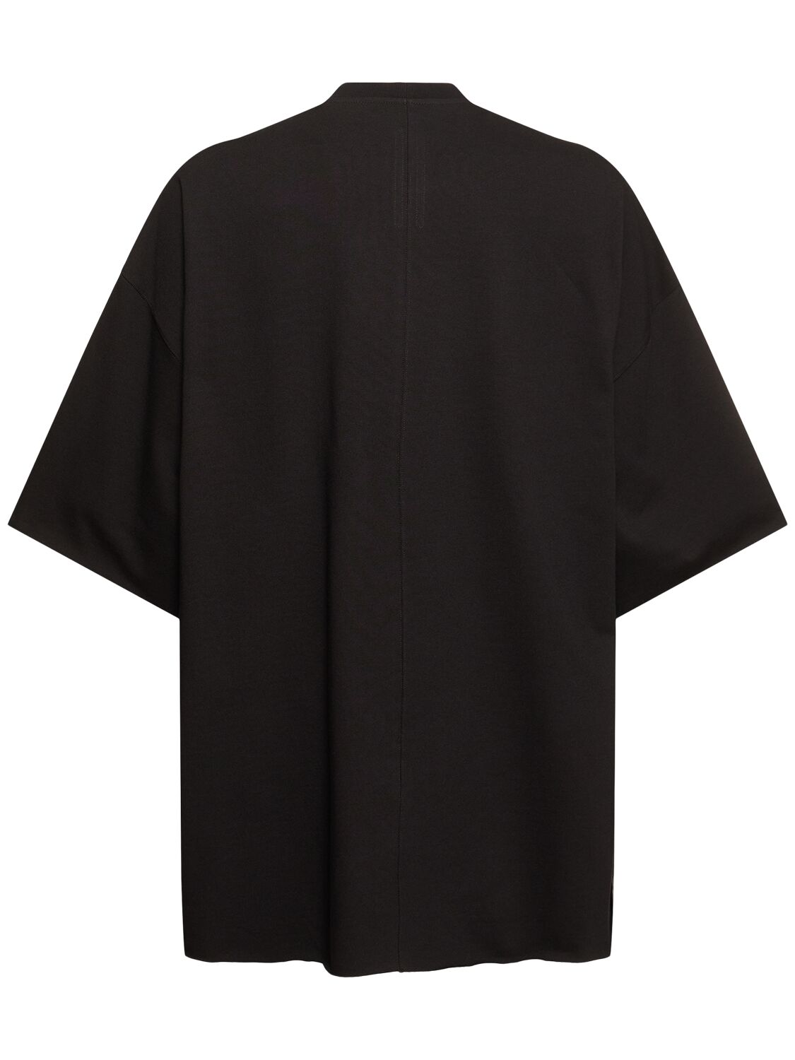 Rick Owens Tommy T Oversized Cotton-jersey T-shirt In Black