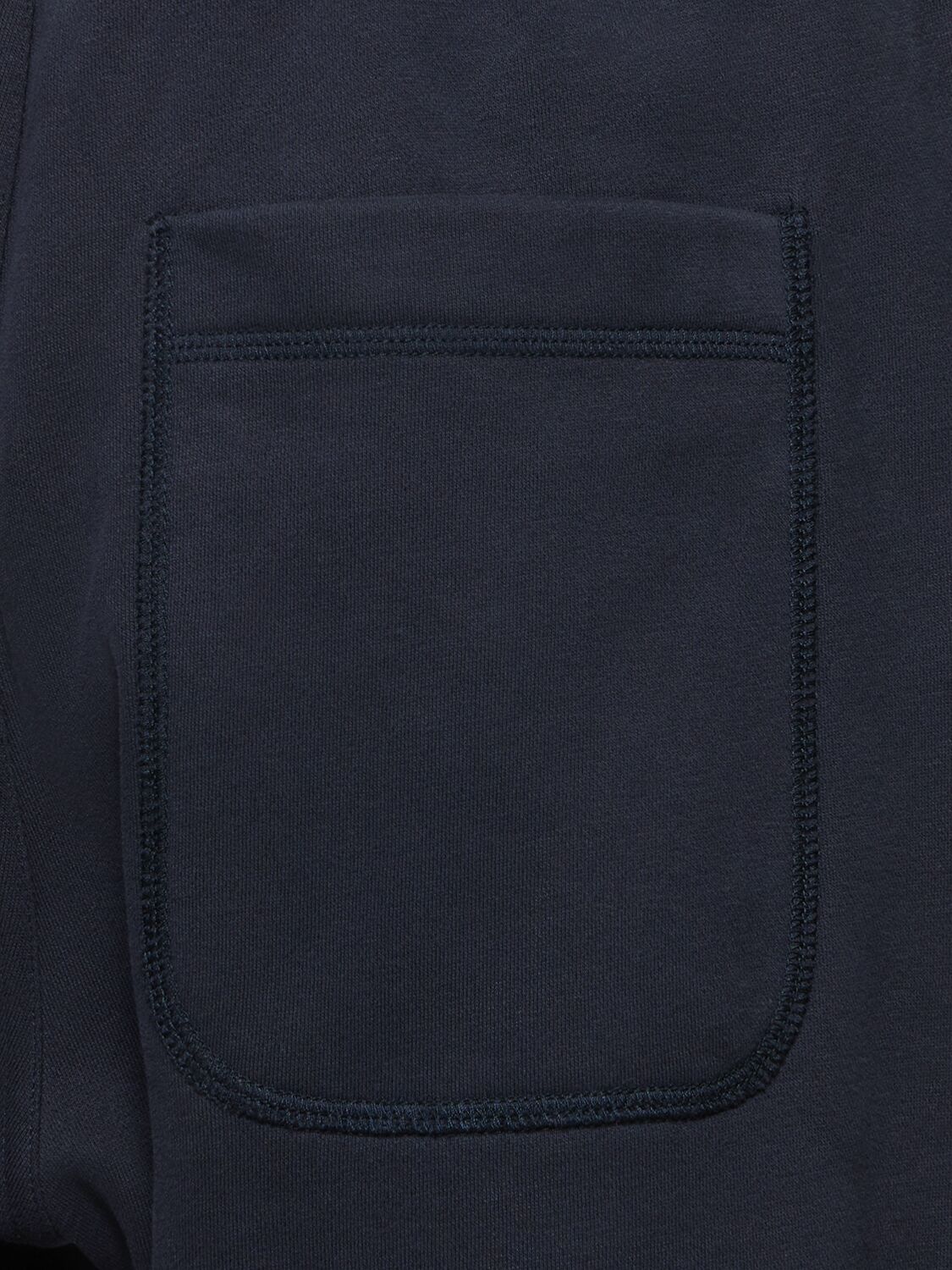 Tom Ford Cotton Blend Jogger Pants In Ink Blue