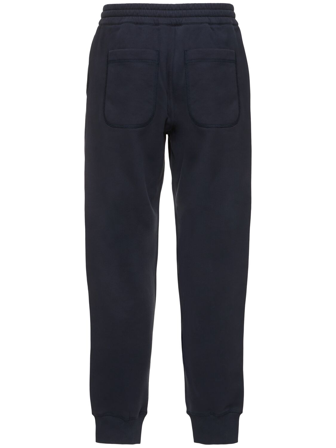 Tom Ford Cotton Blend Jogger Pants In Ink Blue