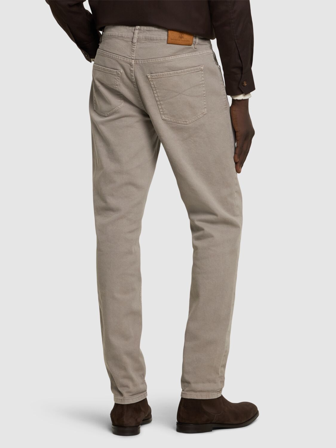 Brunello Cucinelli Bull Denim Pants In Spago