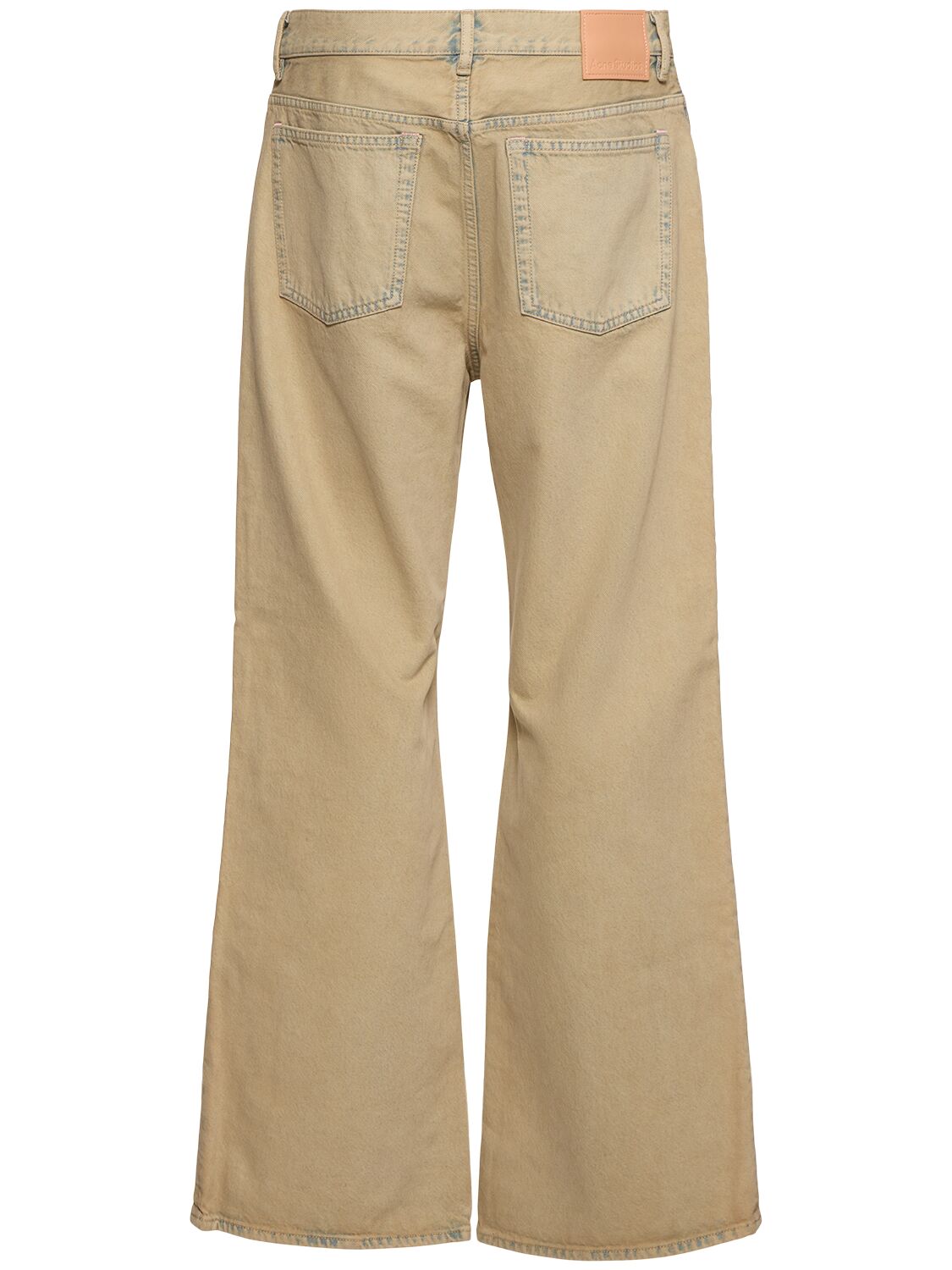 Shop Acne Studios 2021m Indigo Sand Denim Jeans In Ligh Sand