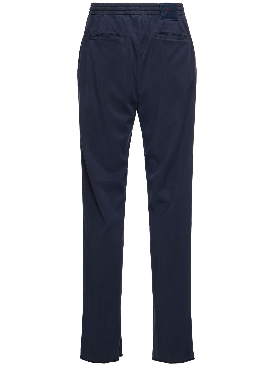 KITON FLUID LYOCELL BLEND JOGGER PANTS 