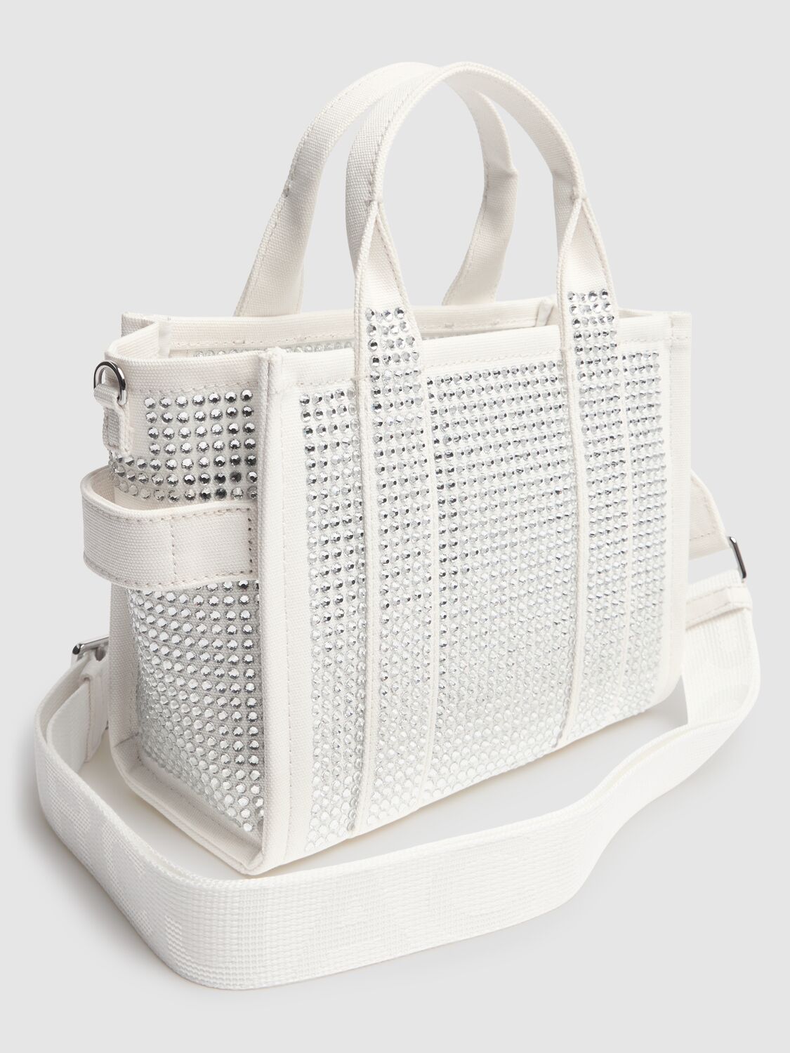Marc Jacobs The Small Tote Canvas Bag In Crystal