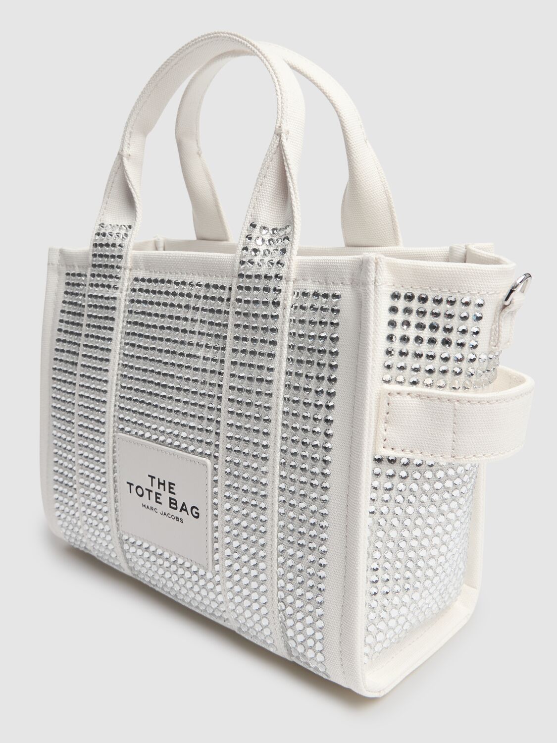 Marc Jacobs The Small Tote Canvas Bag In Crystal