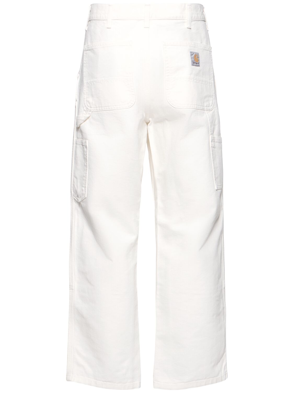 Carhartt L32 Double Knee Organic Cotton Jeans In Wax Rinsed