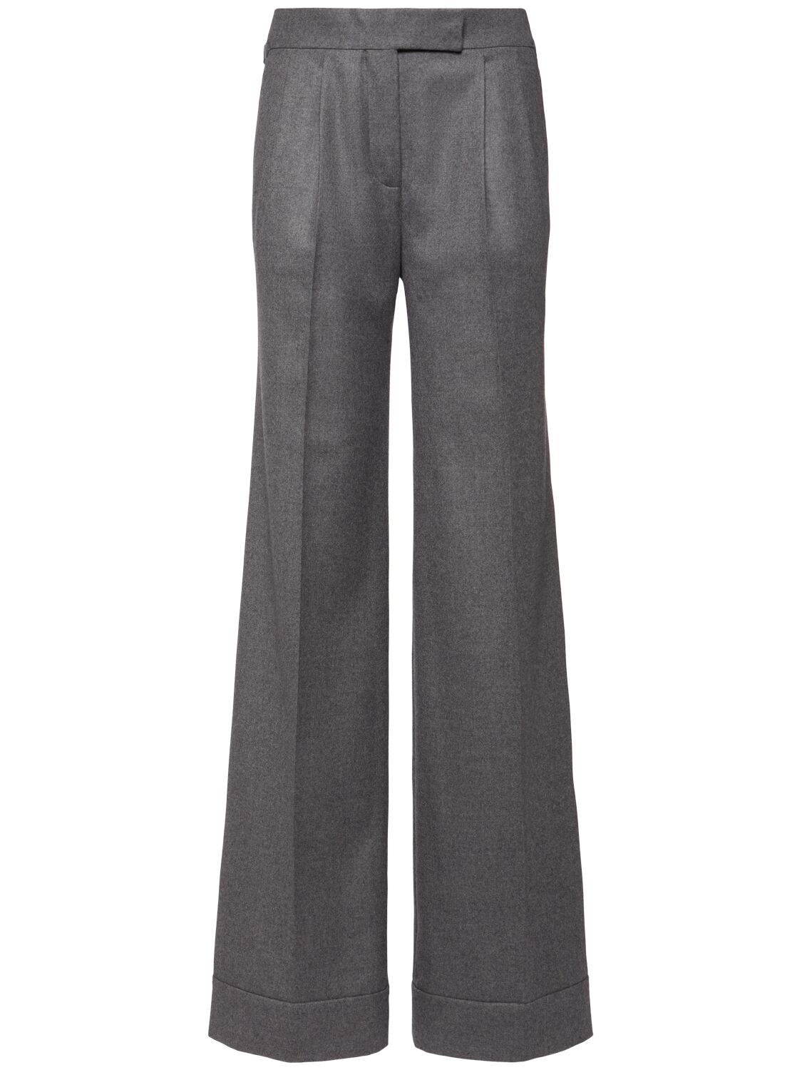 Tailored Cashemre Wide Leg Pants