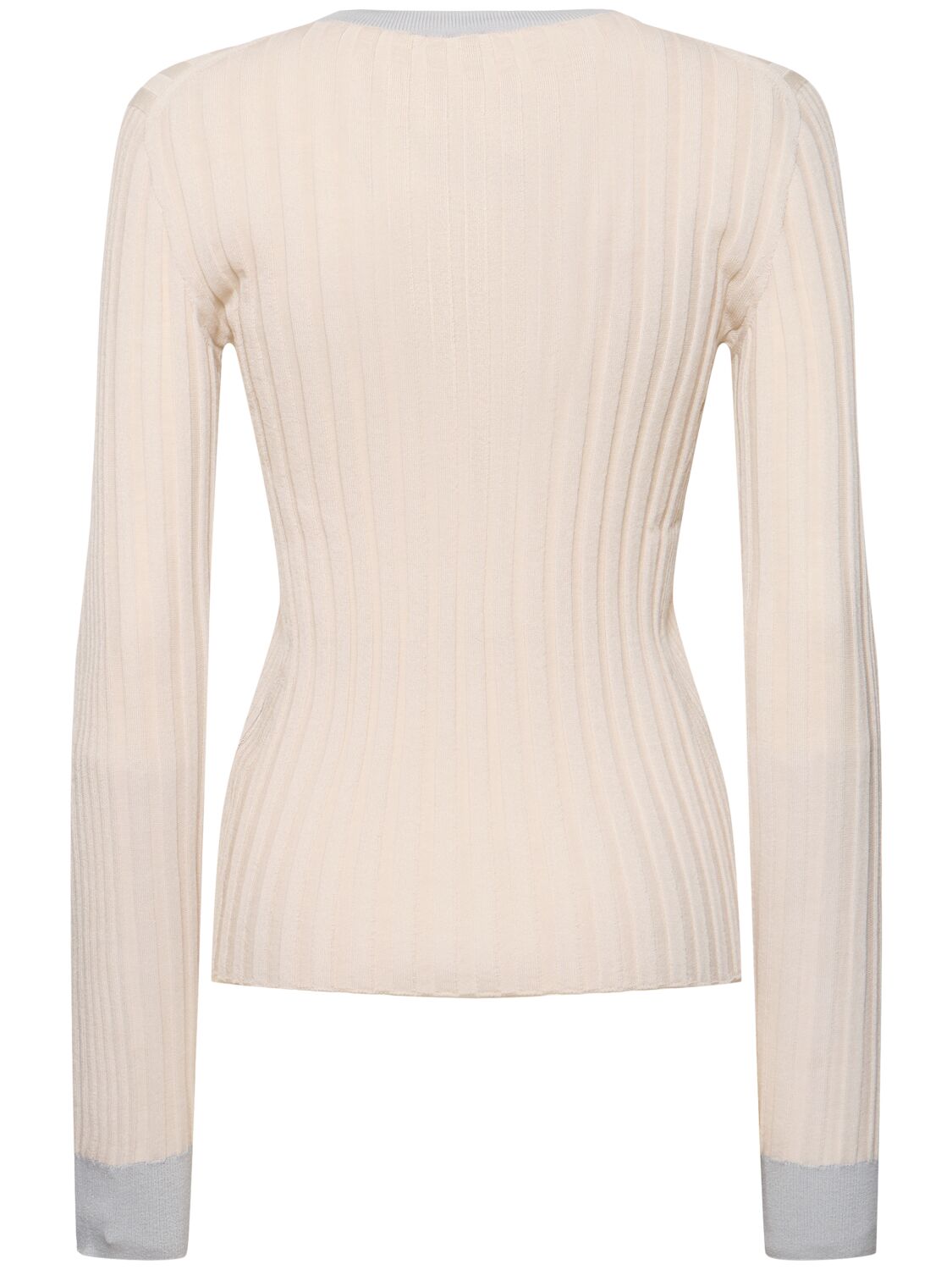 Alphatauri Fonelo Long Sleeve Top In Stone