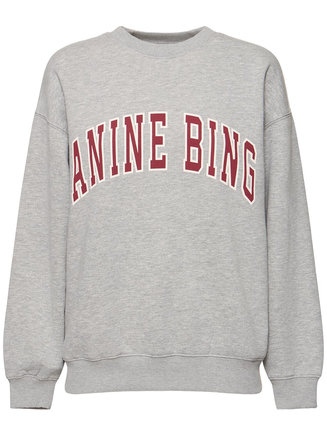 Image of Spencer Cotton Blend Sweatshirt W/ Logo