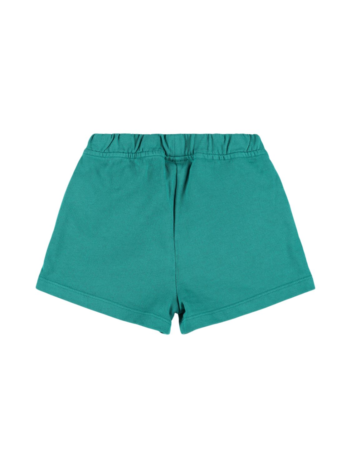 The Campamento Printed Cotton Sweat Shorts In Green