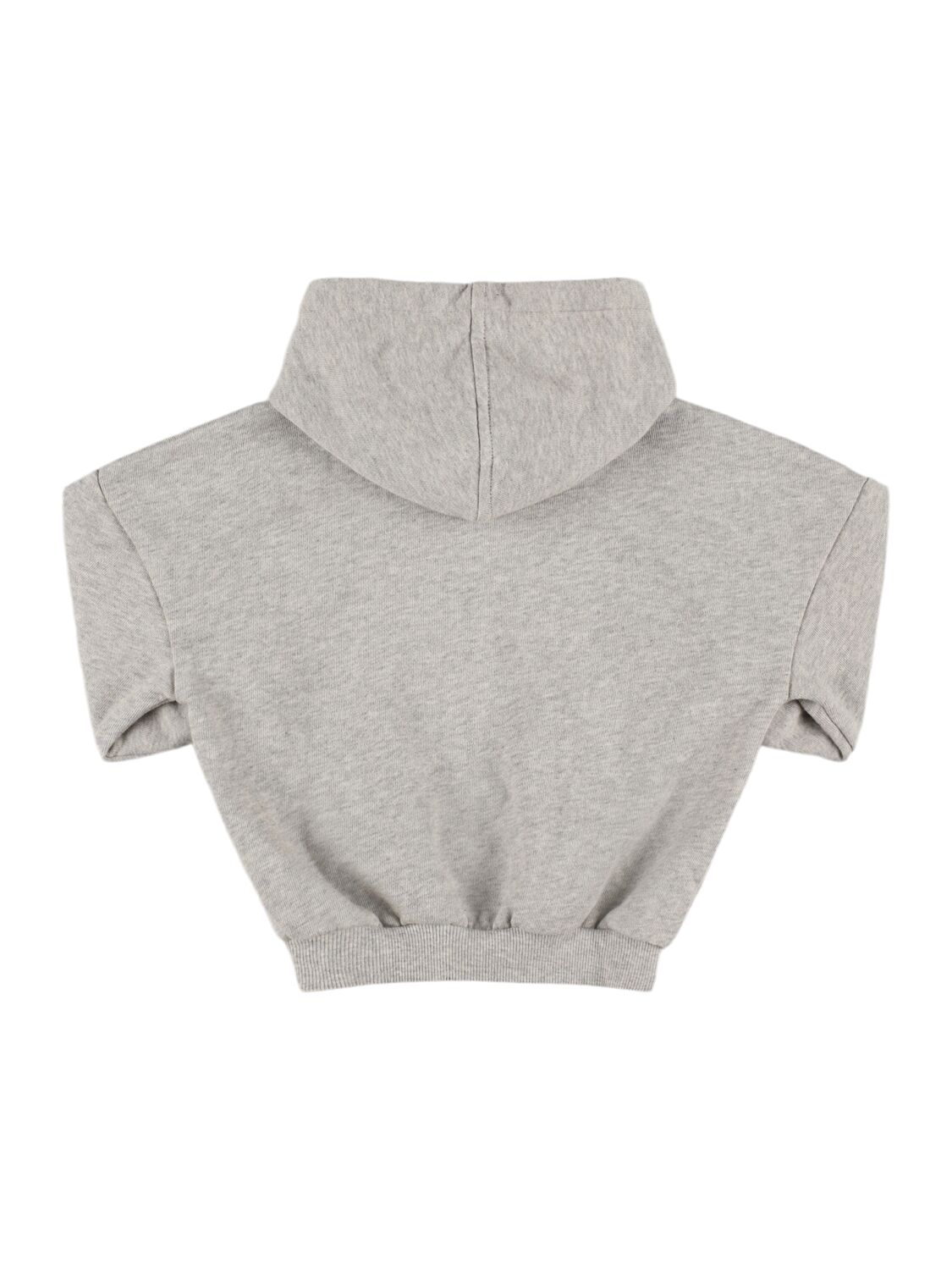 The Campamento Printed Cotton Sweatshirt Hoodie In Grey