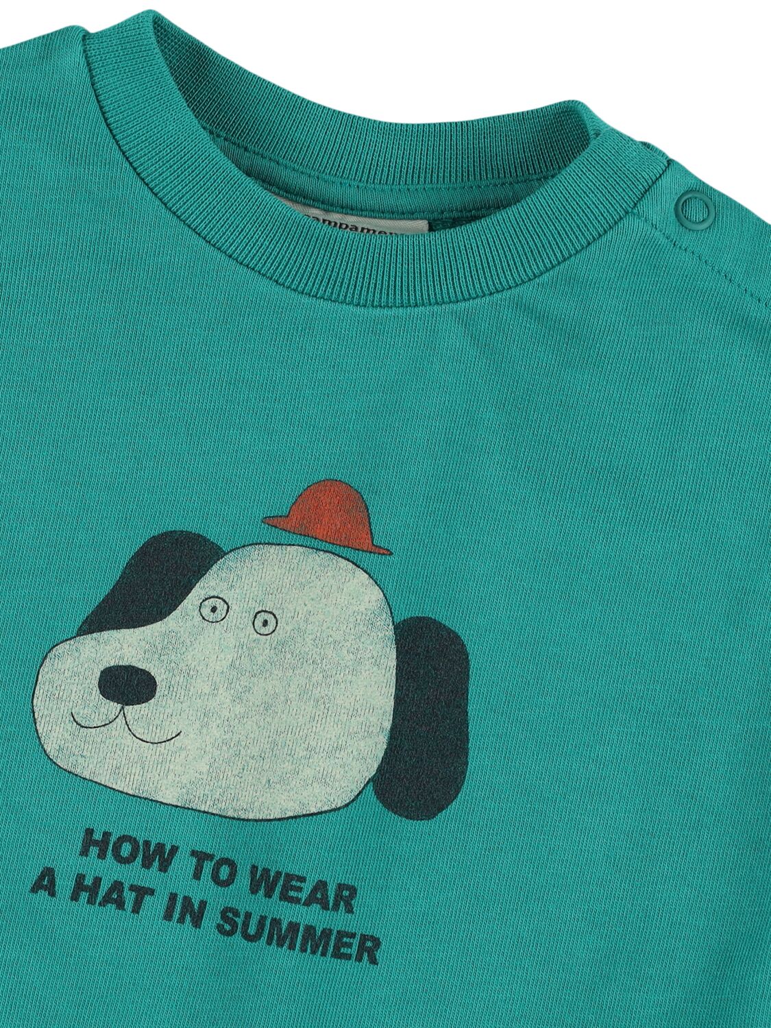 Shop The Campamento Printed Cotton Sweatshirt In Green