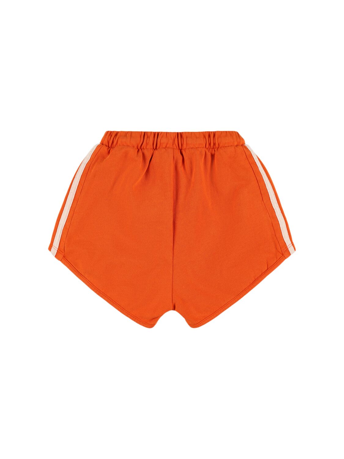 The Campamento Printed Cotton Sweat Shorts In Red