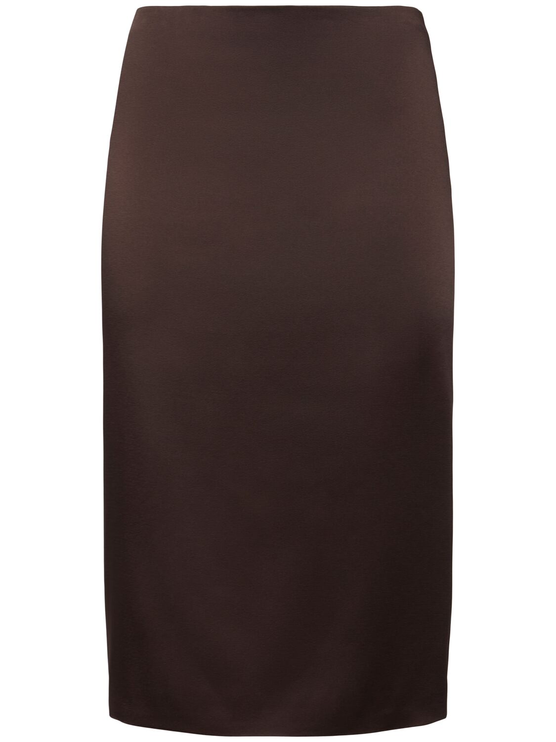 Crepe Envers Satin Midi Pencil Skirt