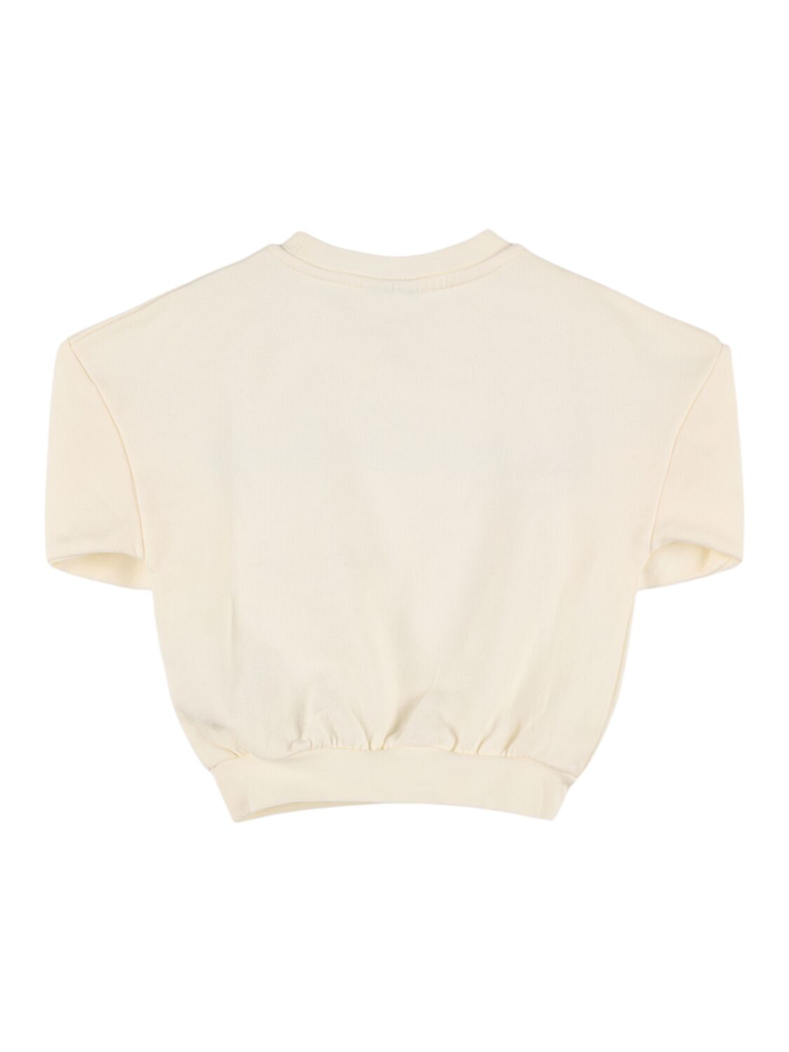 The Campamento Printed Cotton Sweatshirt In White