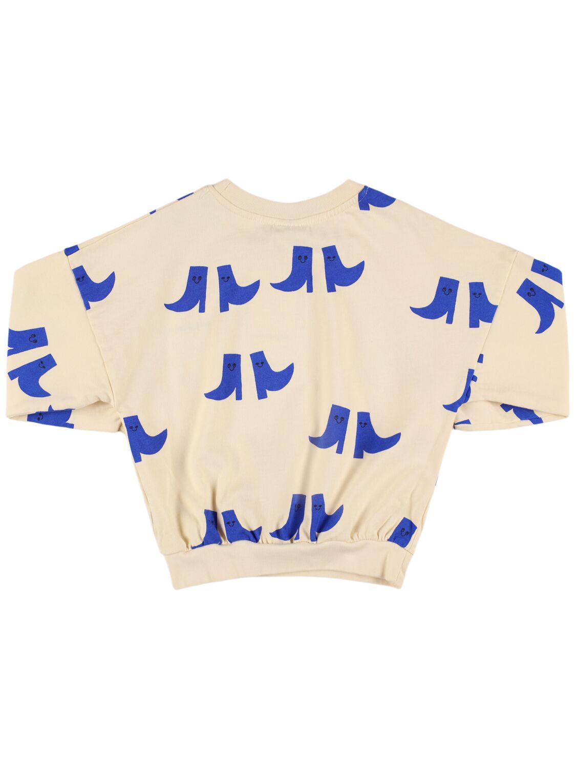 The Campamento Printed Cotton Sweatshirt In White