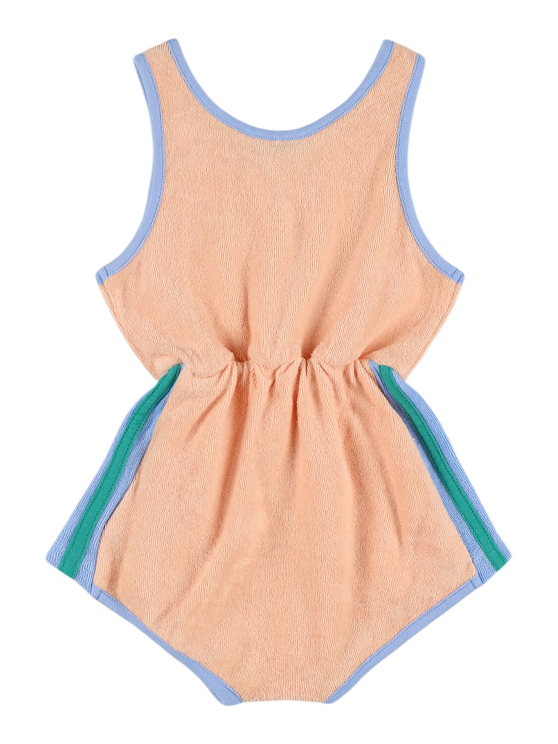 The Campamento Cotton French Terry Jumpsuit In Pink