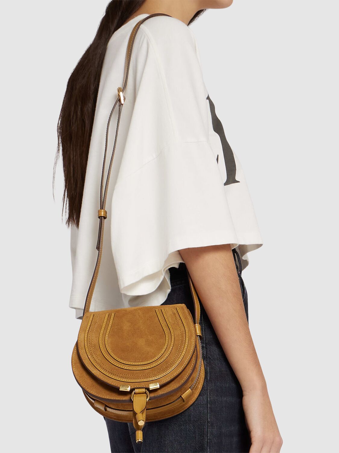 Chloé Marcie Suede Bag
