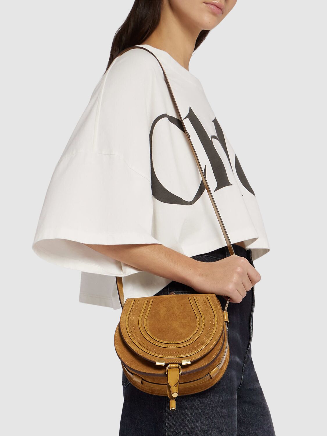 Chloé Marcie Suede Bag