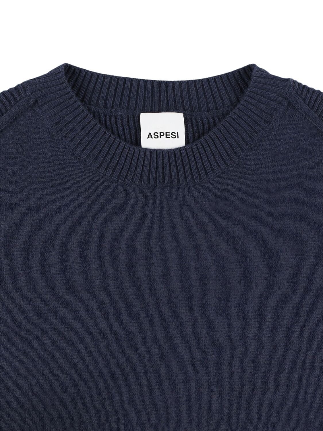 ASPESI COTTON KNIT SWEATER 