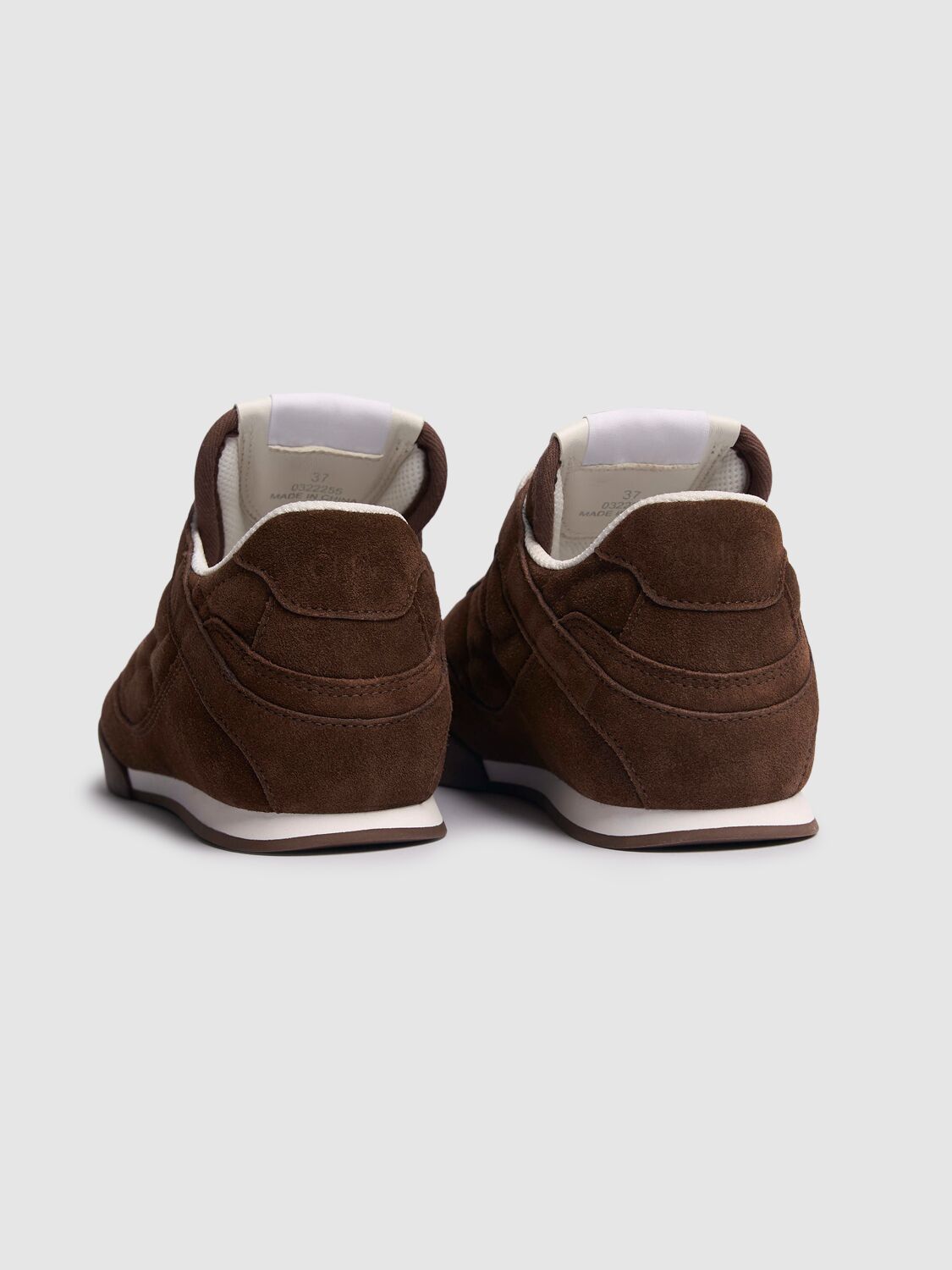 Chloé Kick Leather Lace-up Low Sneakers