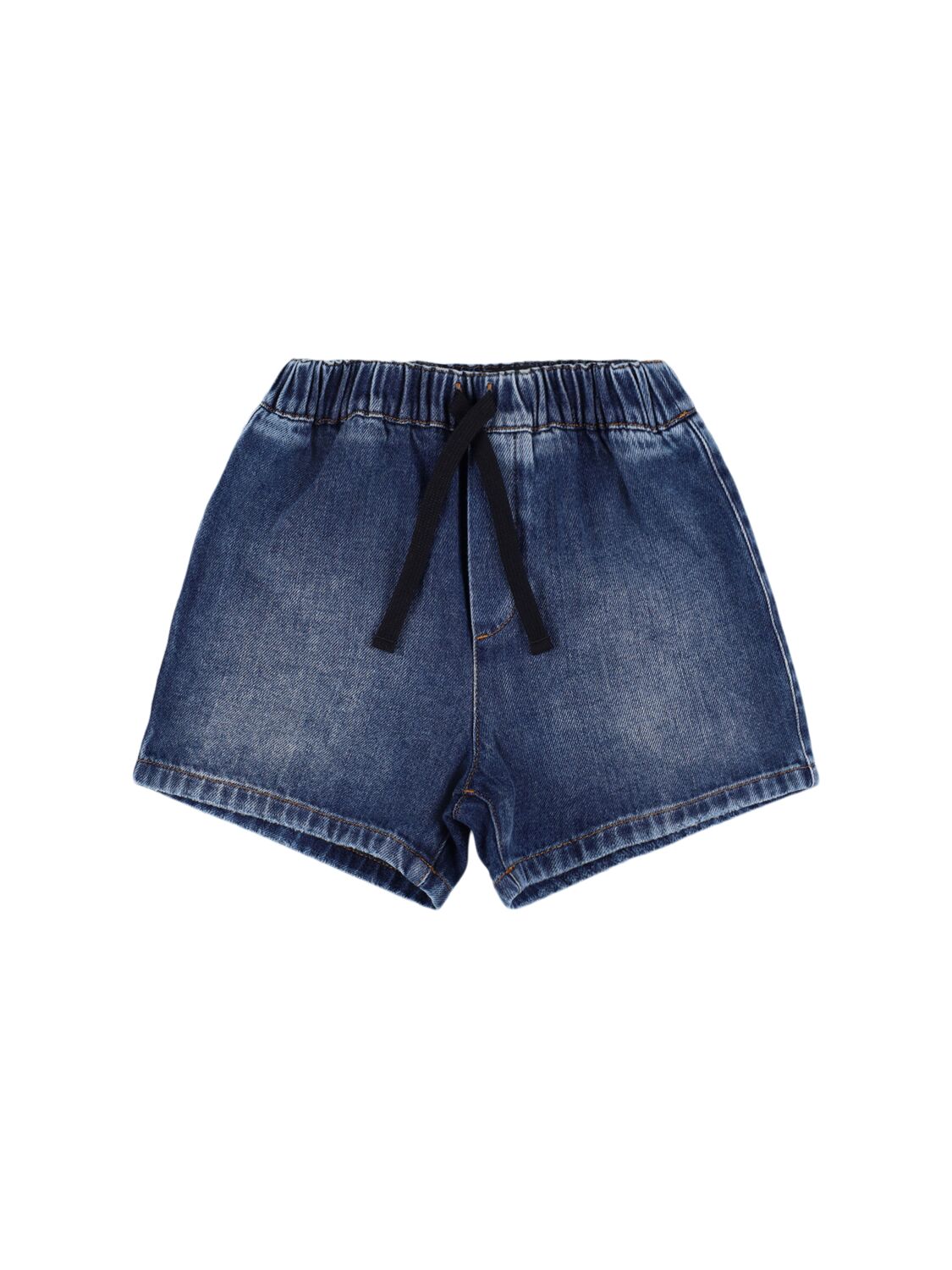 Dolce & Gabbana Stretch Cotton Denim Shorts In Blue