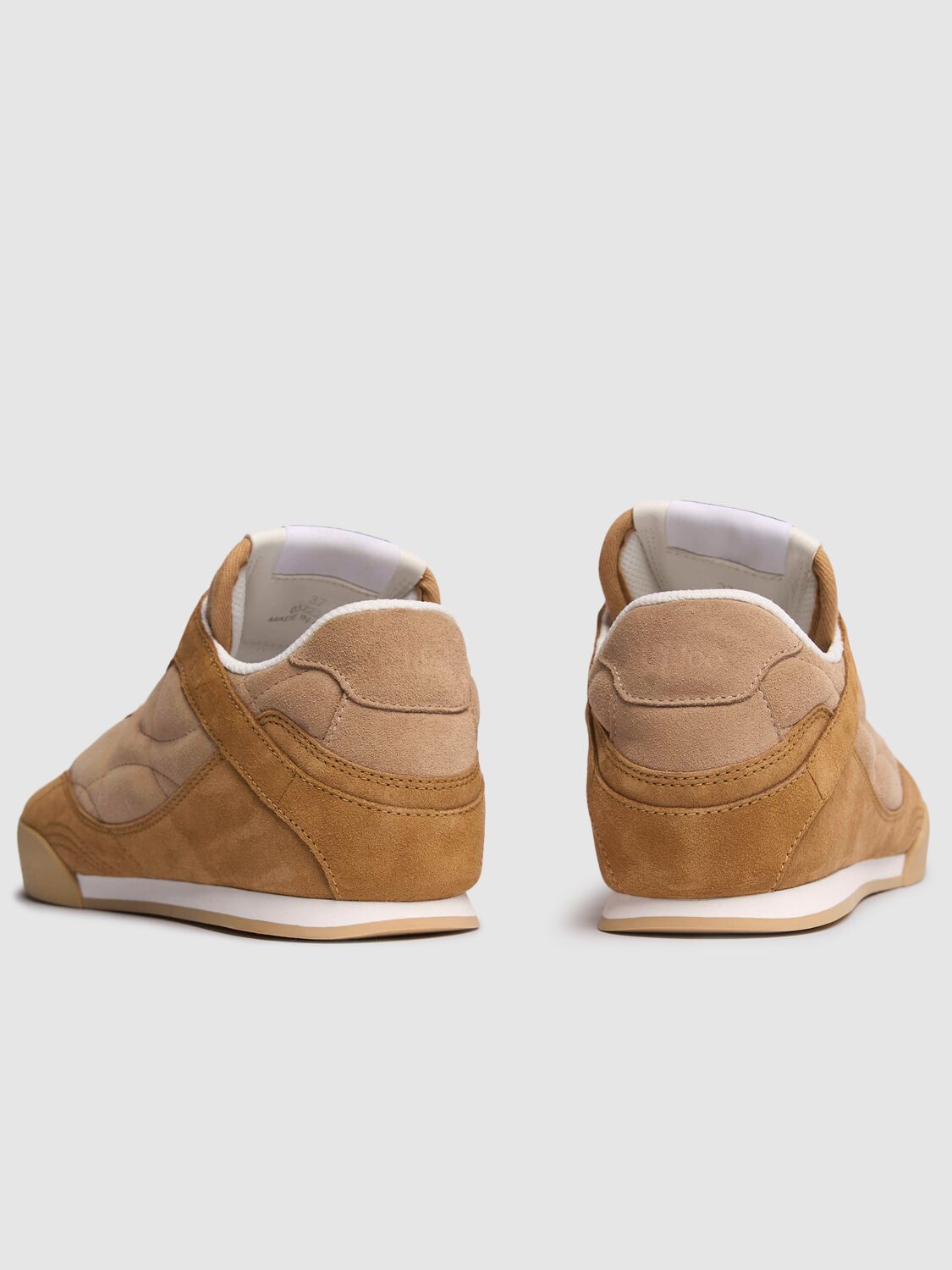 Chloé Kick Leather Lace-up Low Sneakers